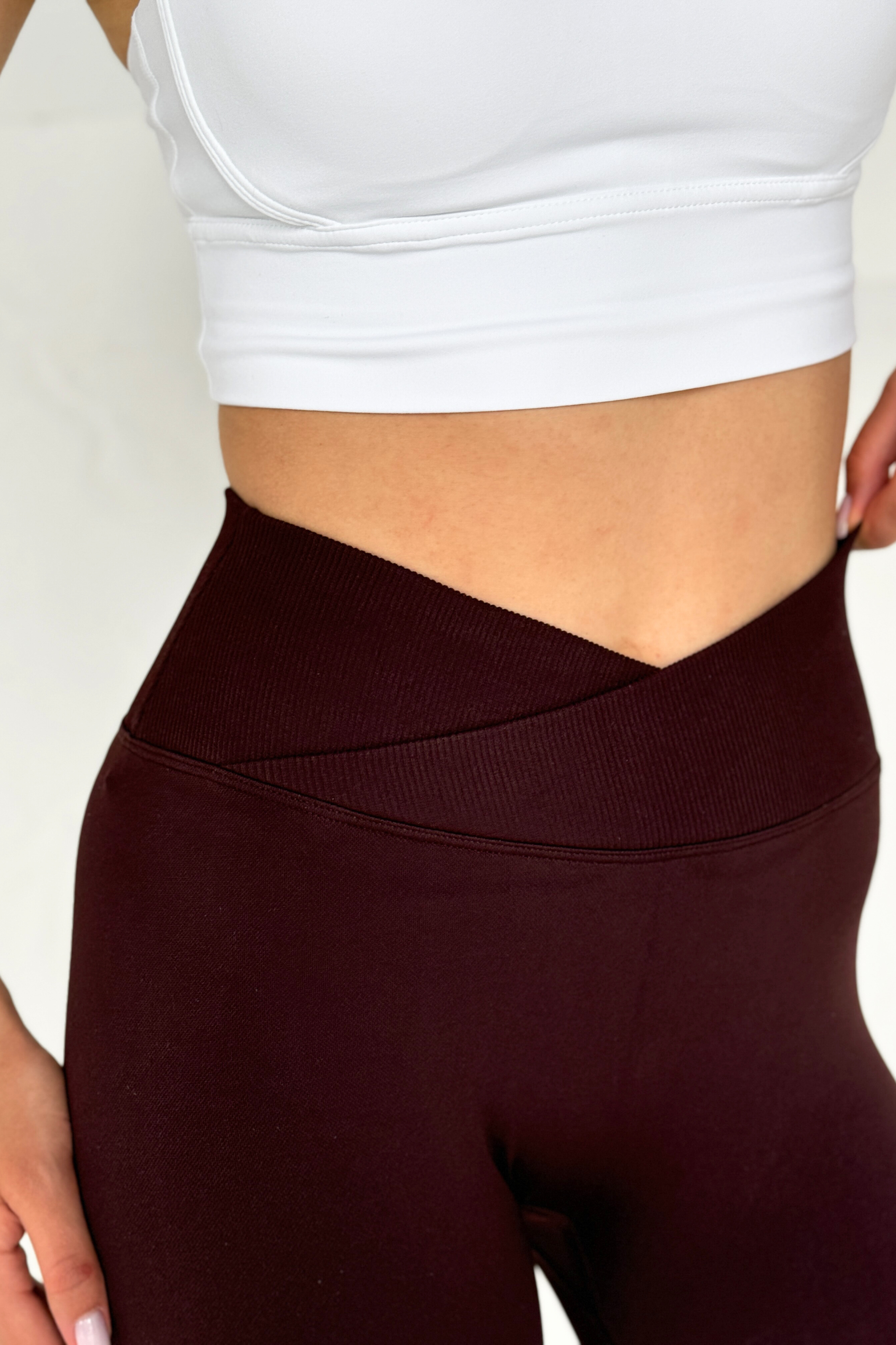 Timeless Scrunch Legging - Chocolate