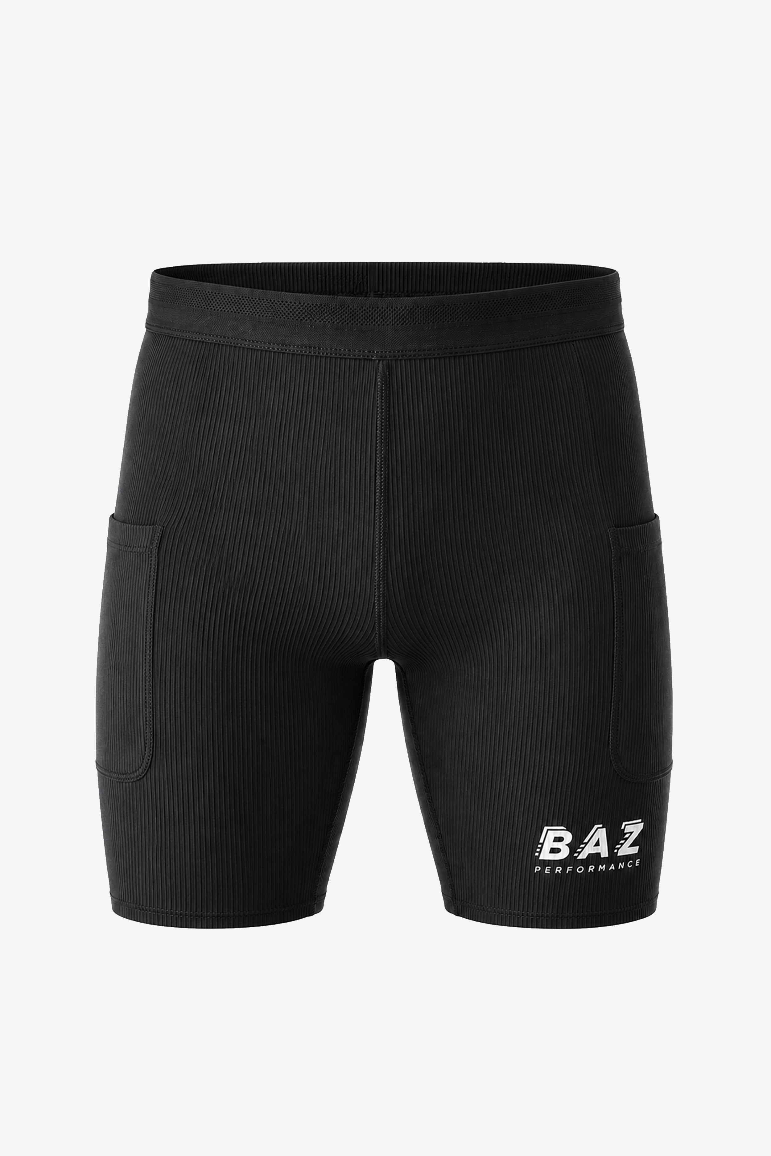 Cuissard de Compression Côtelé Running - Noir