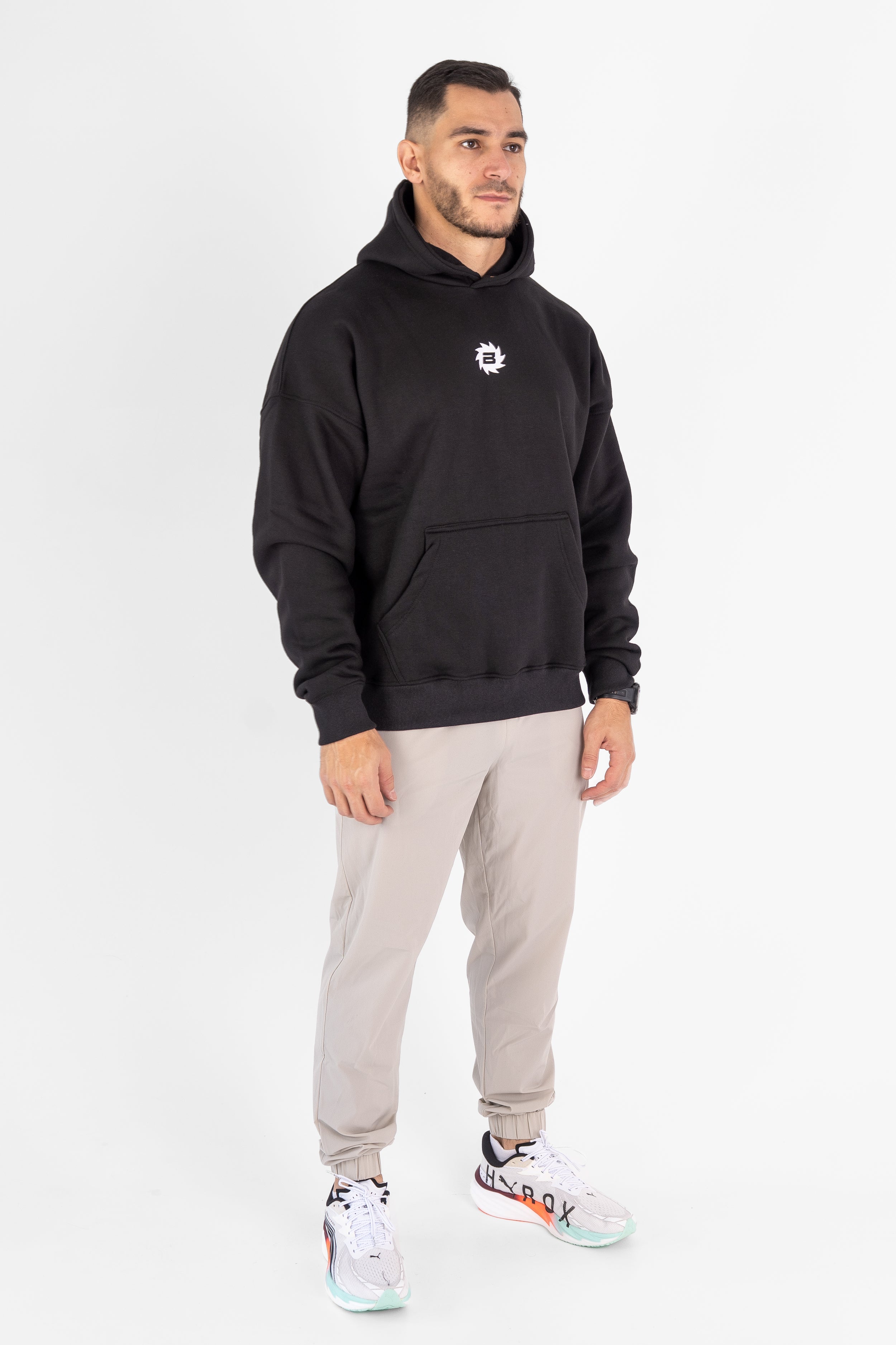 Hoodie Progress In Motion - Noir