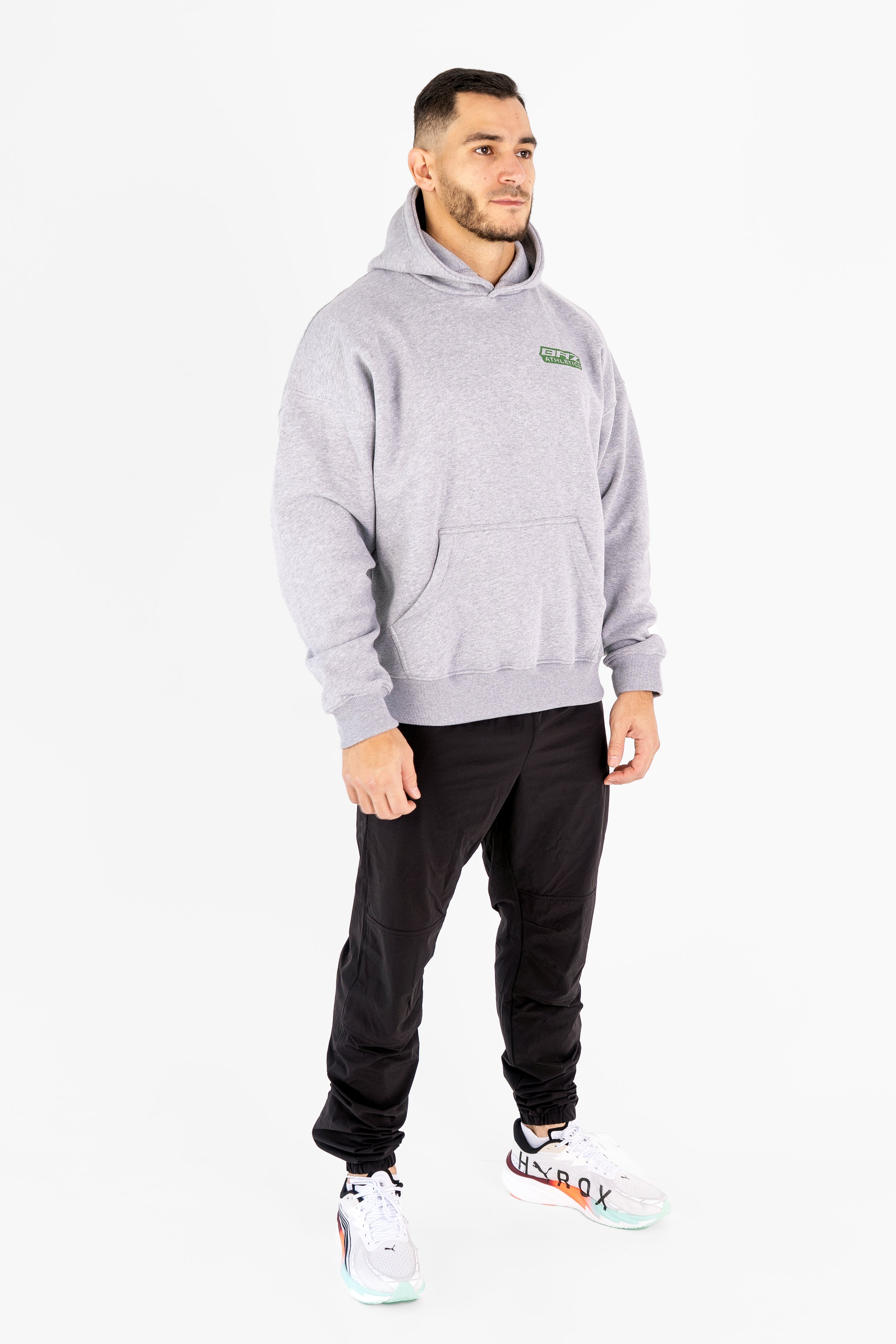 Hoodie No Borders - Gris