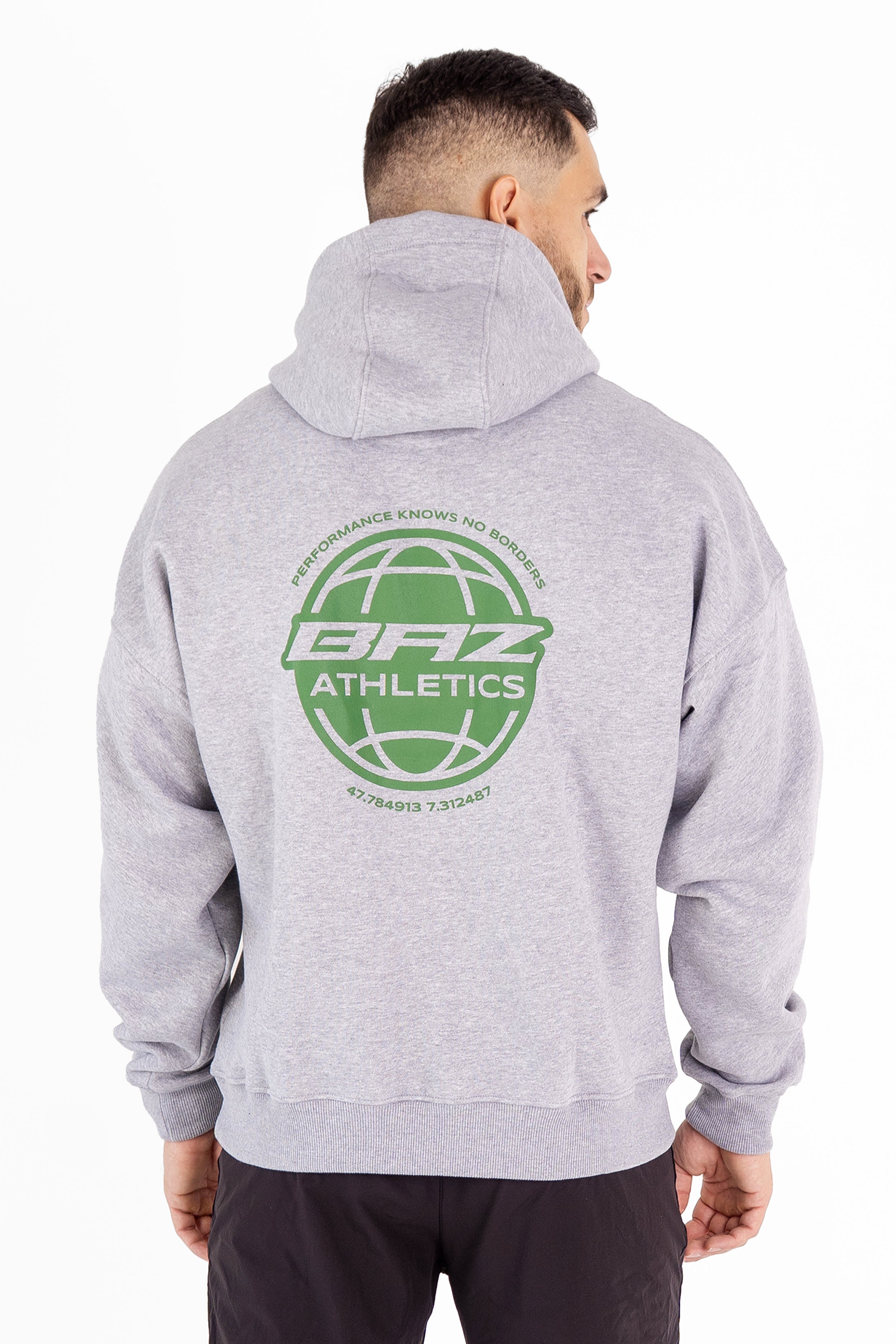 Hoodie No Borders - Gris