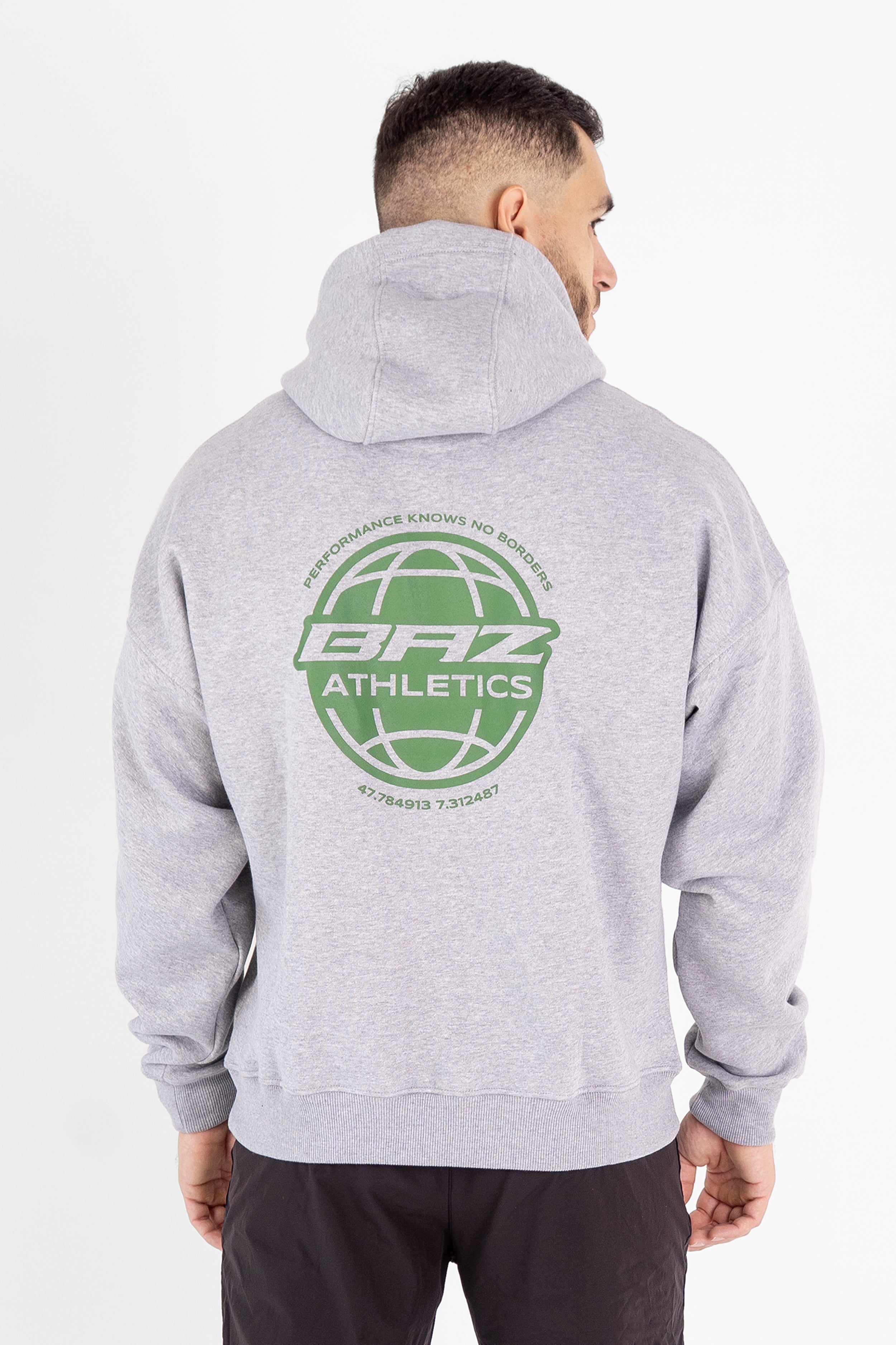 Hoodie Globe - Gris