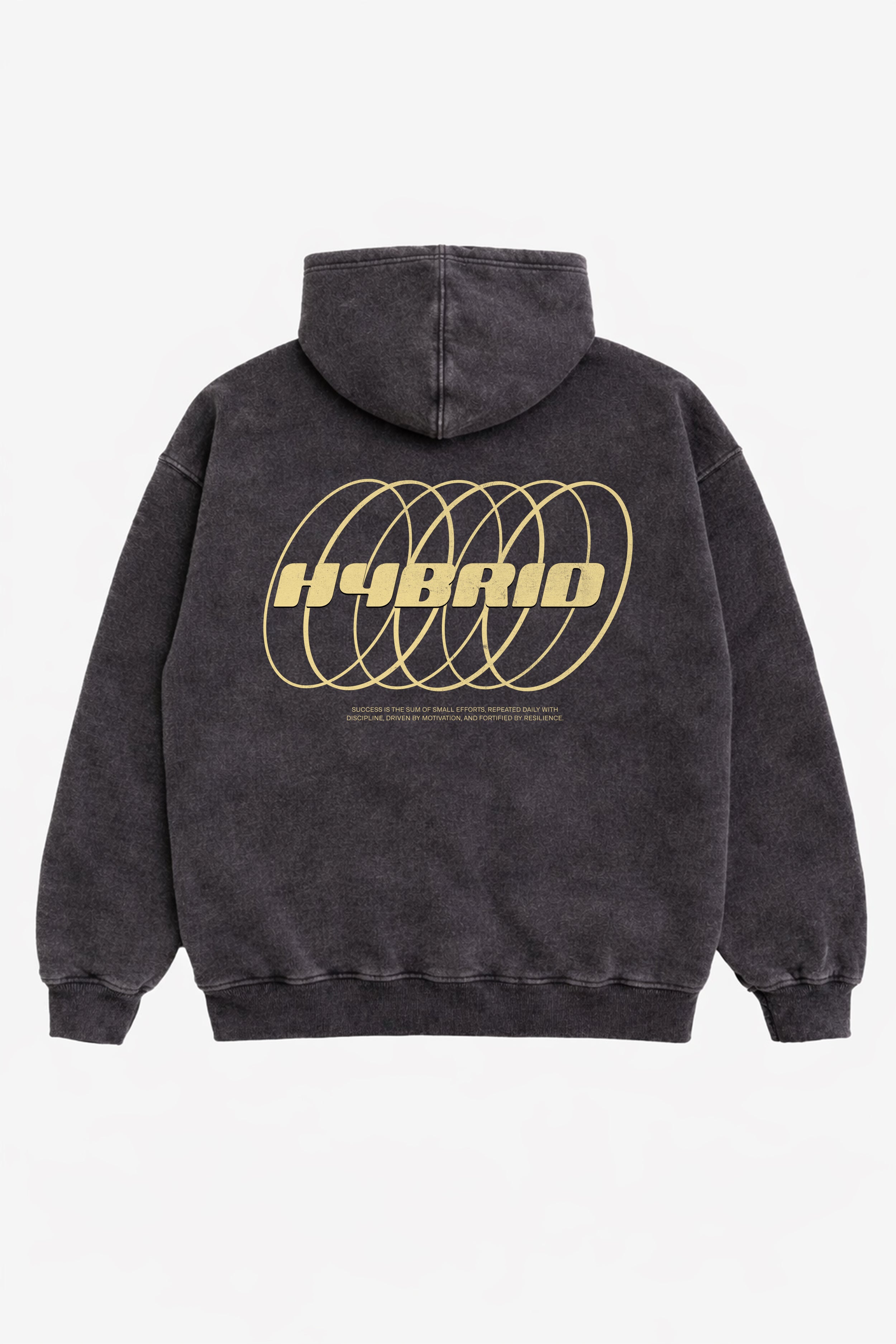 Hybrid - Vintage Black Hoodie