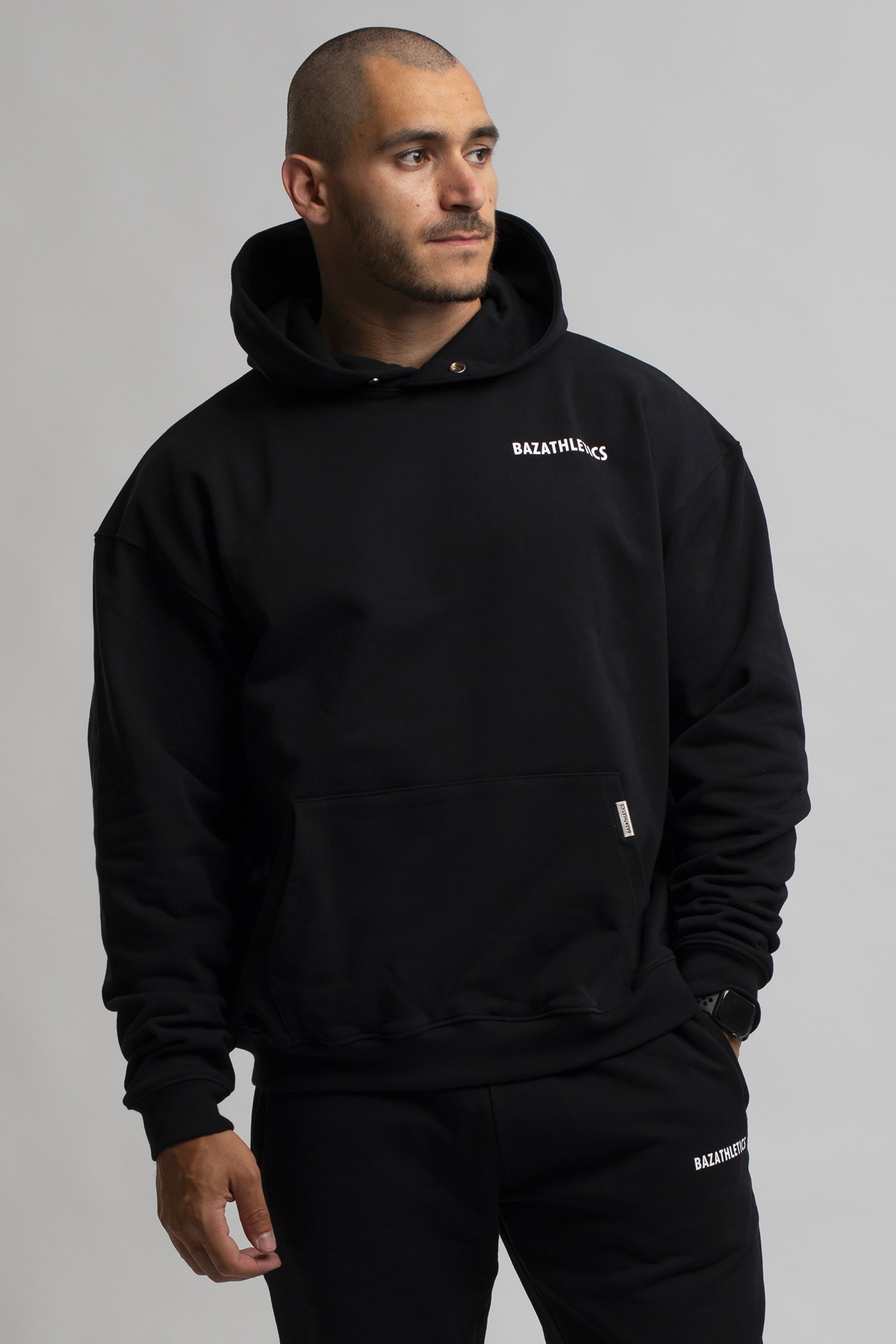 hoodie oversize noir