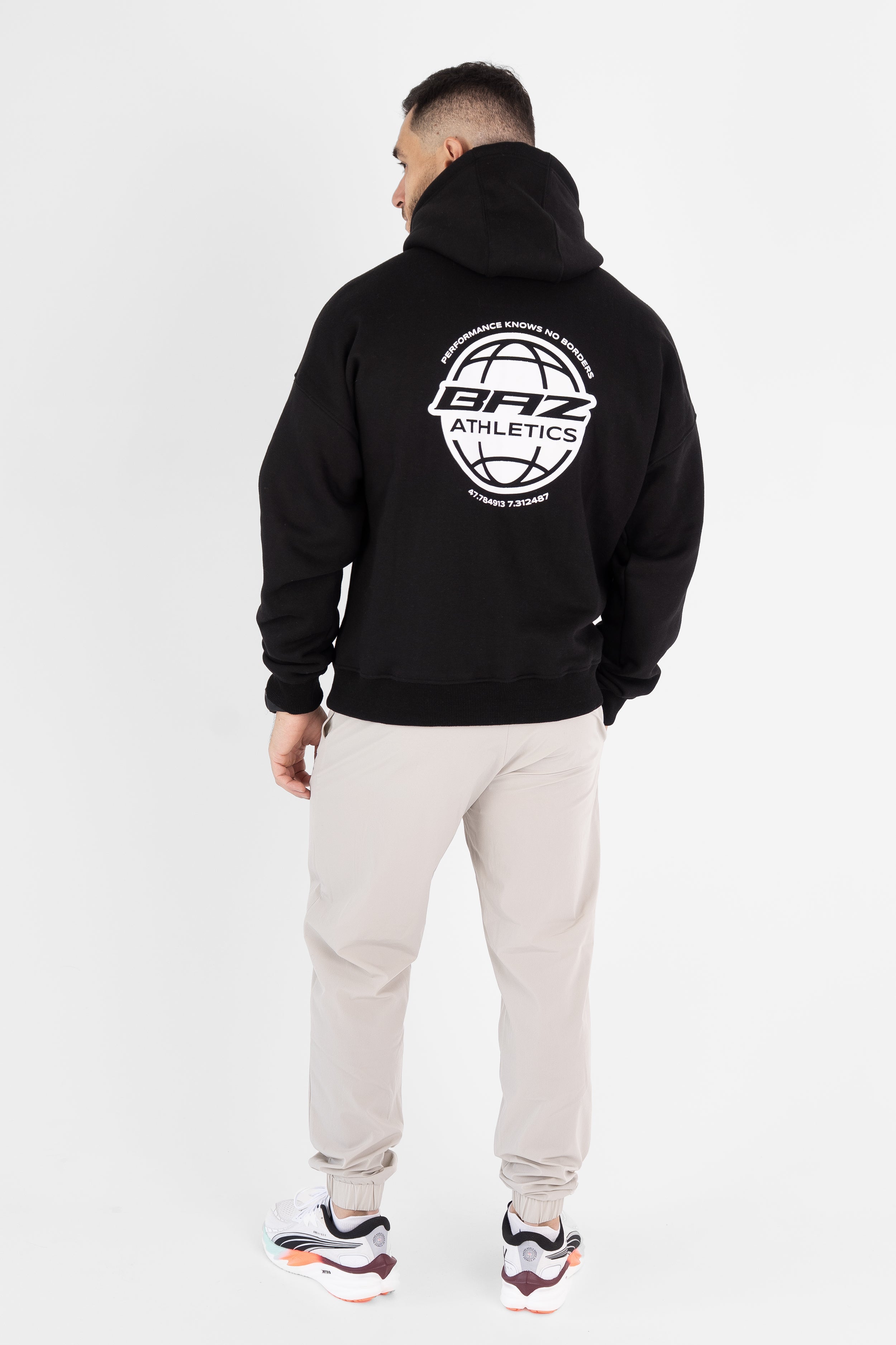 Hoodie No Borders - Noir