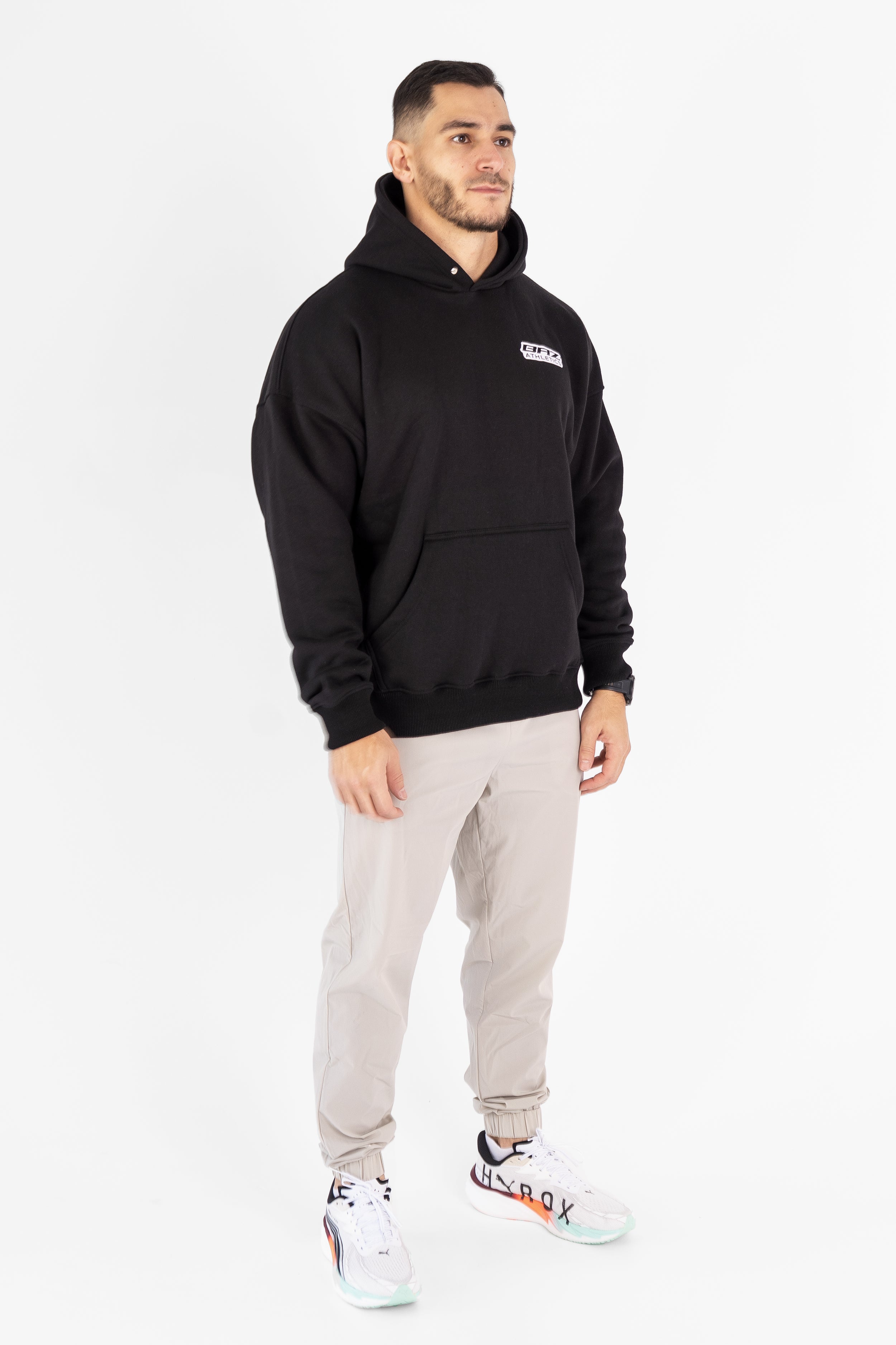 Hoodie No Borders - Noir