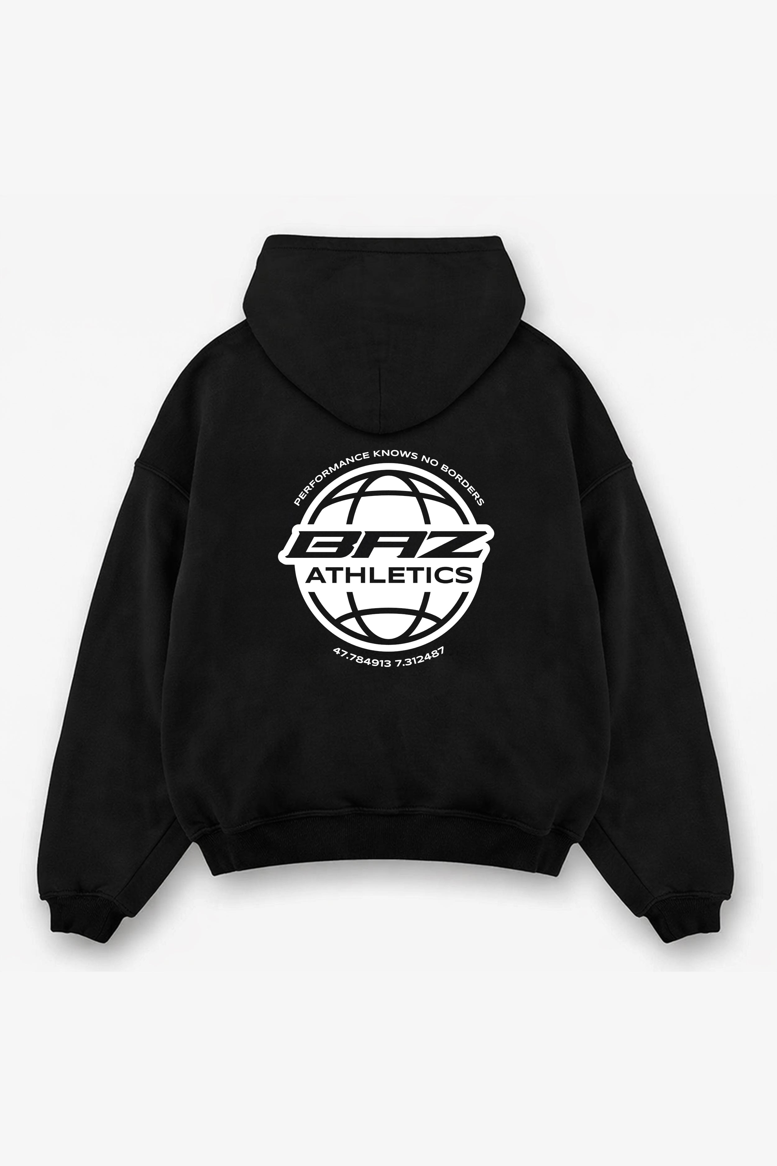 Hoodie No Borders - Noir