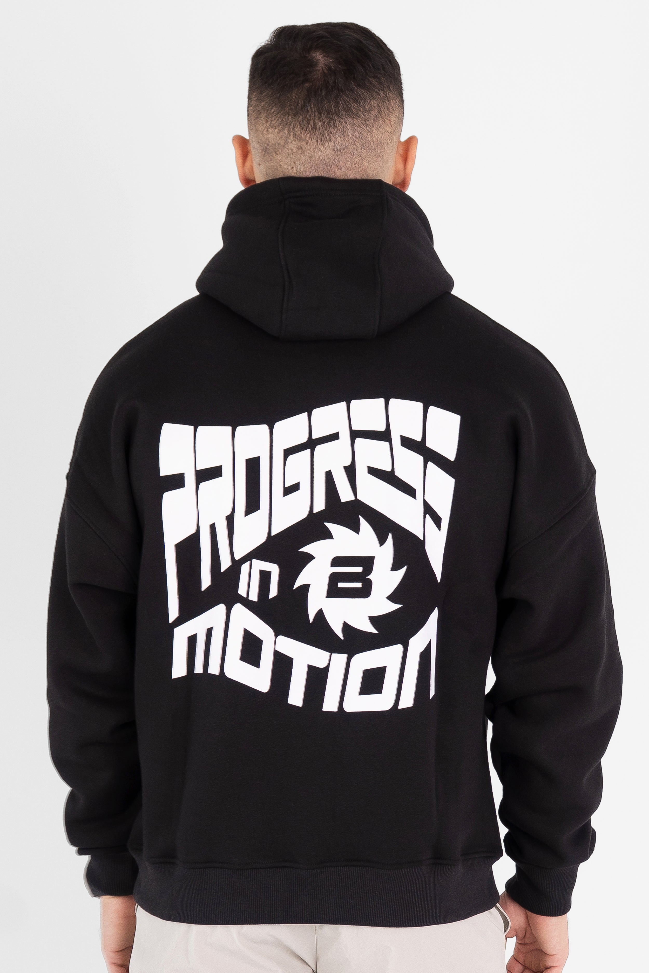 Hoodie Progress In Motion - Noir