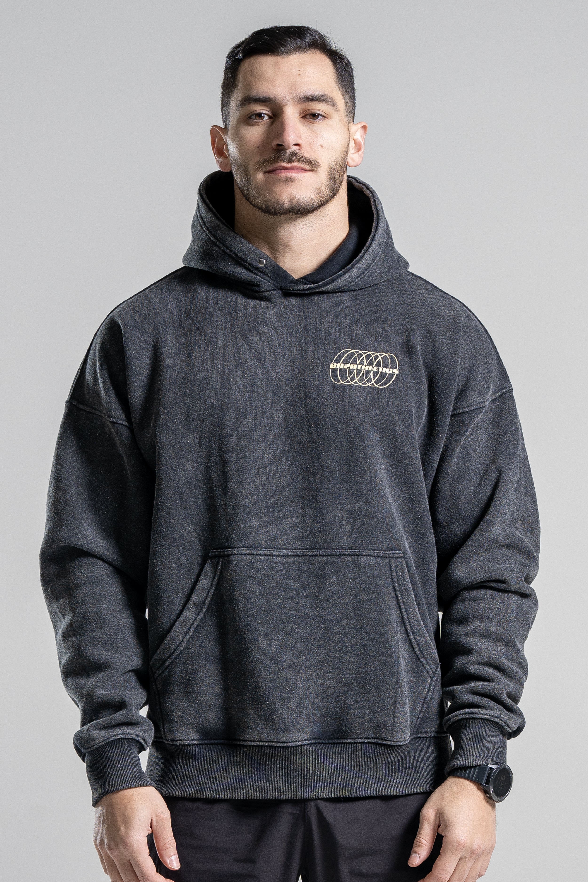 Hoodie Hybrid - Gris Vintage