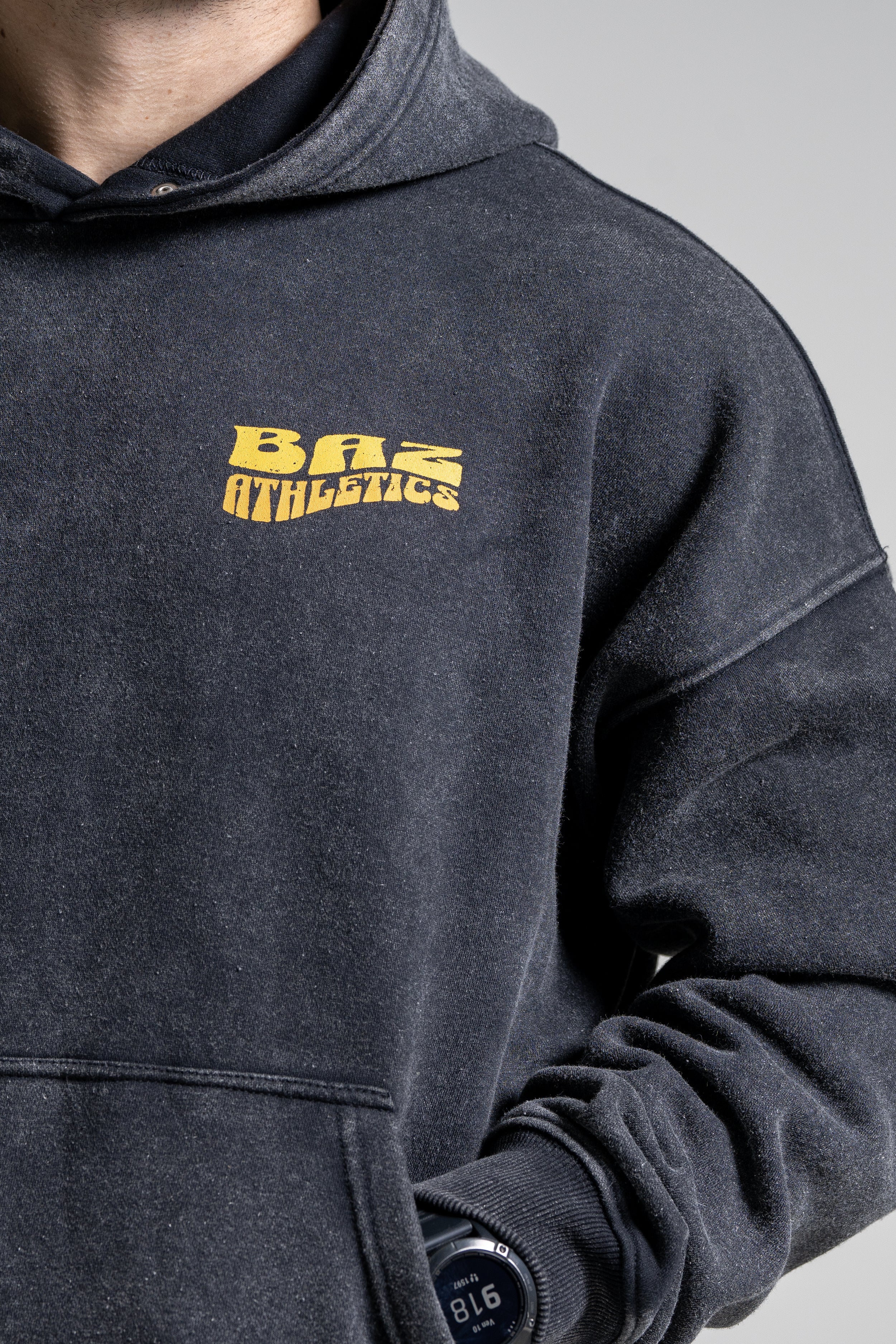 Stay Hybrid - Vintage Black Hoodie