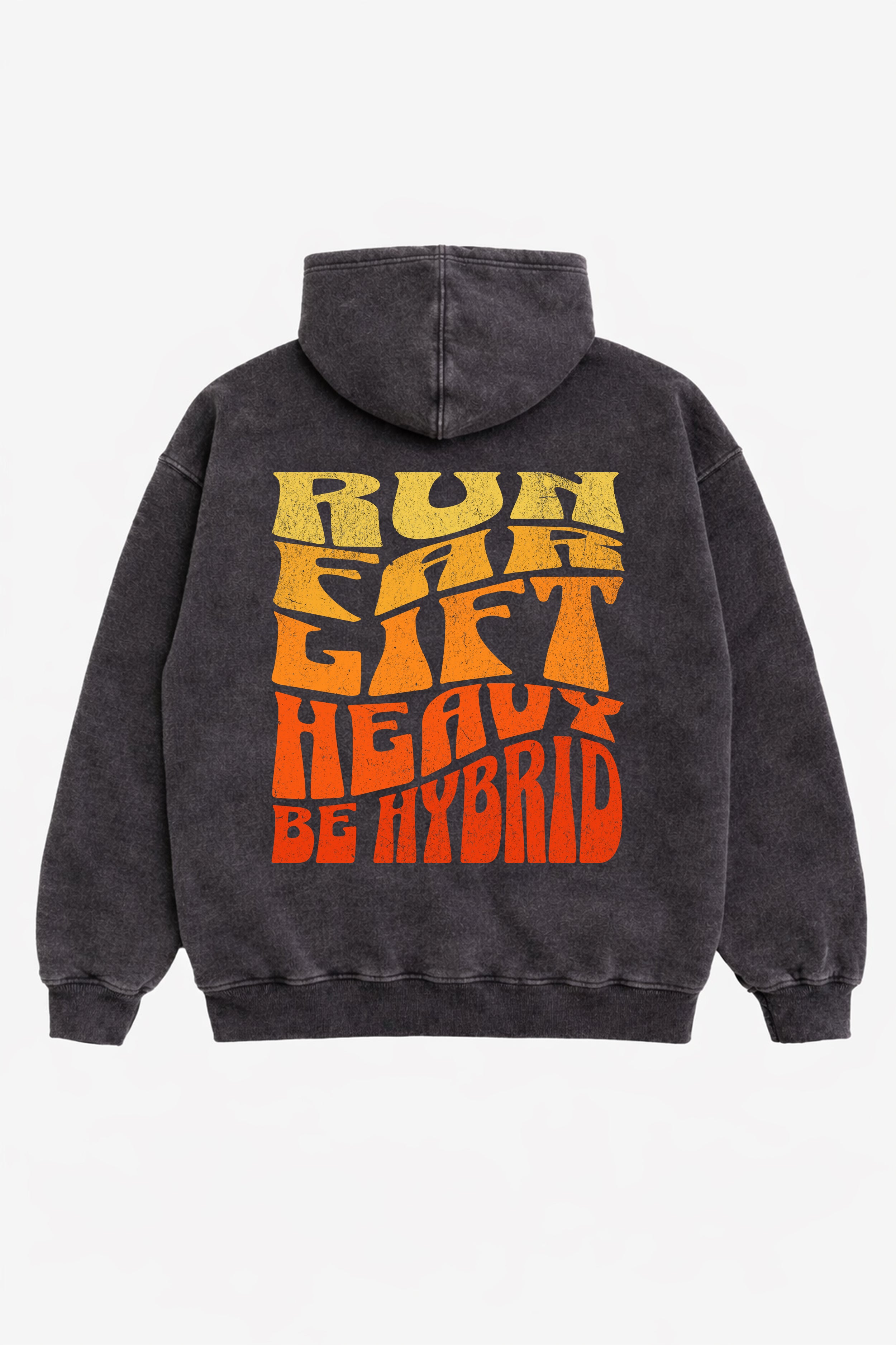 Stay Hybrid - Vintage Black Hoodie