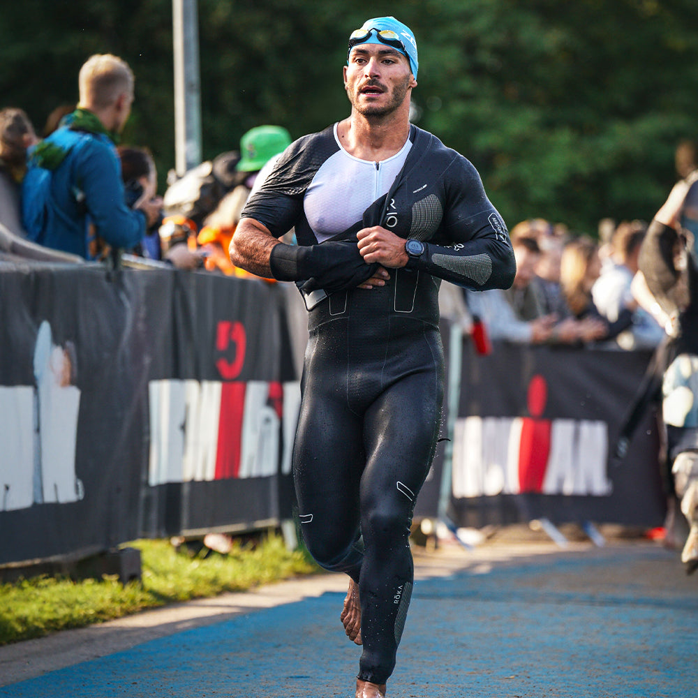 Trifonction longue distance Baz Athletics en sortie natation Ironman – séchage rapide et liberté de mouvement