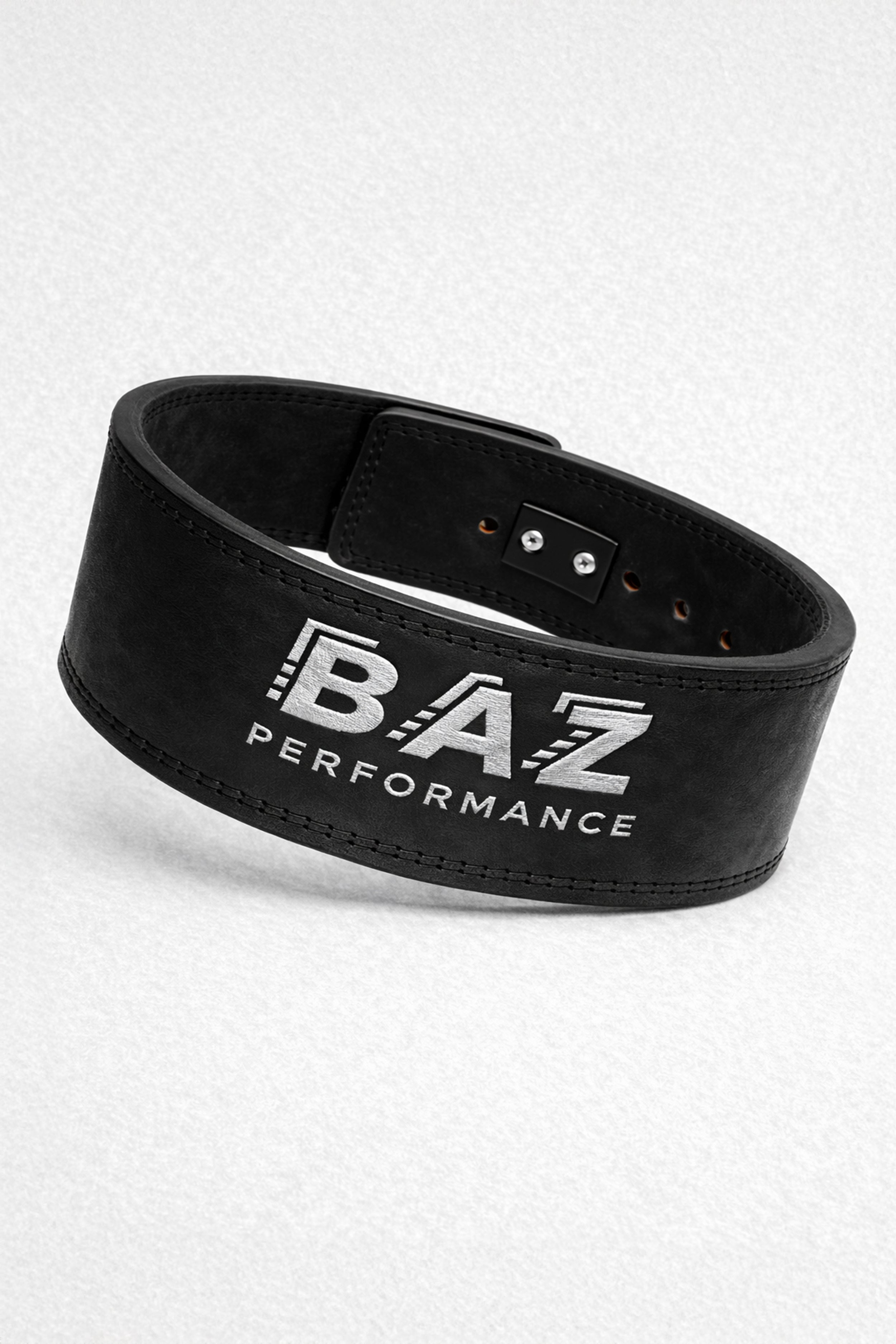 ceinture force cuir noir logo musculation powerlifting