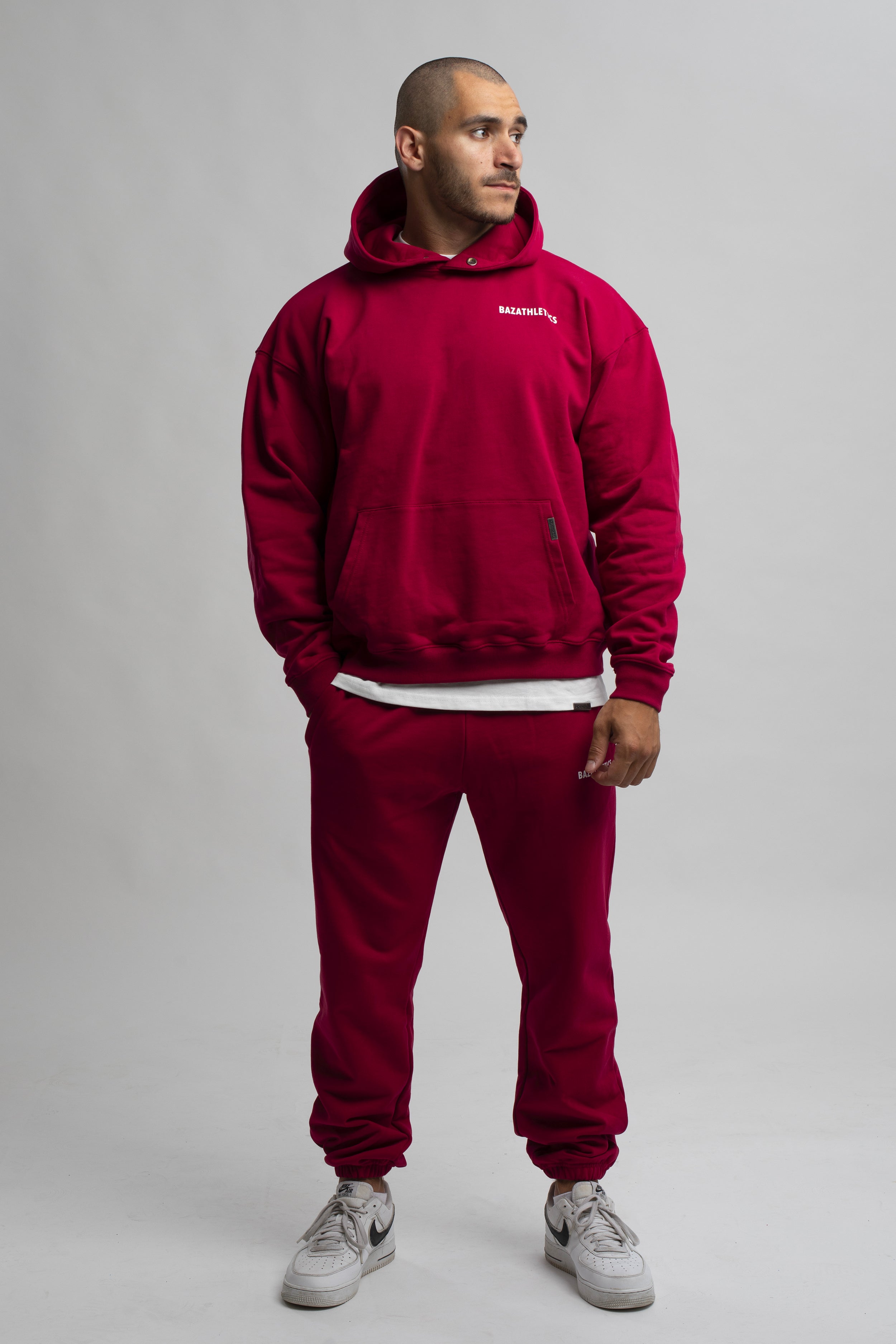 hoodie oversize rouge