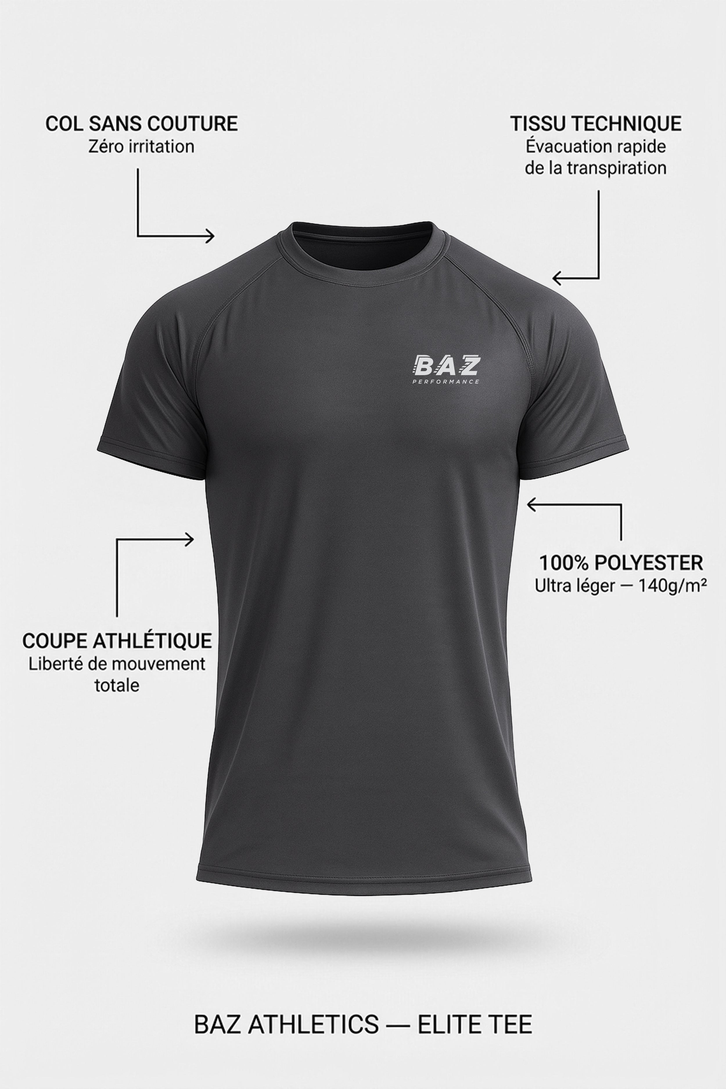 T-shirt Elite - Gris