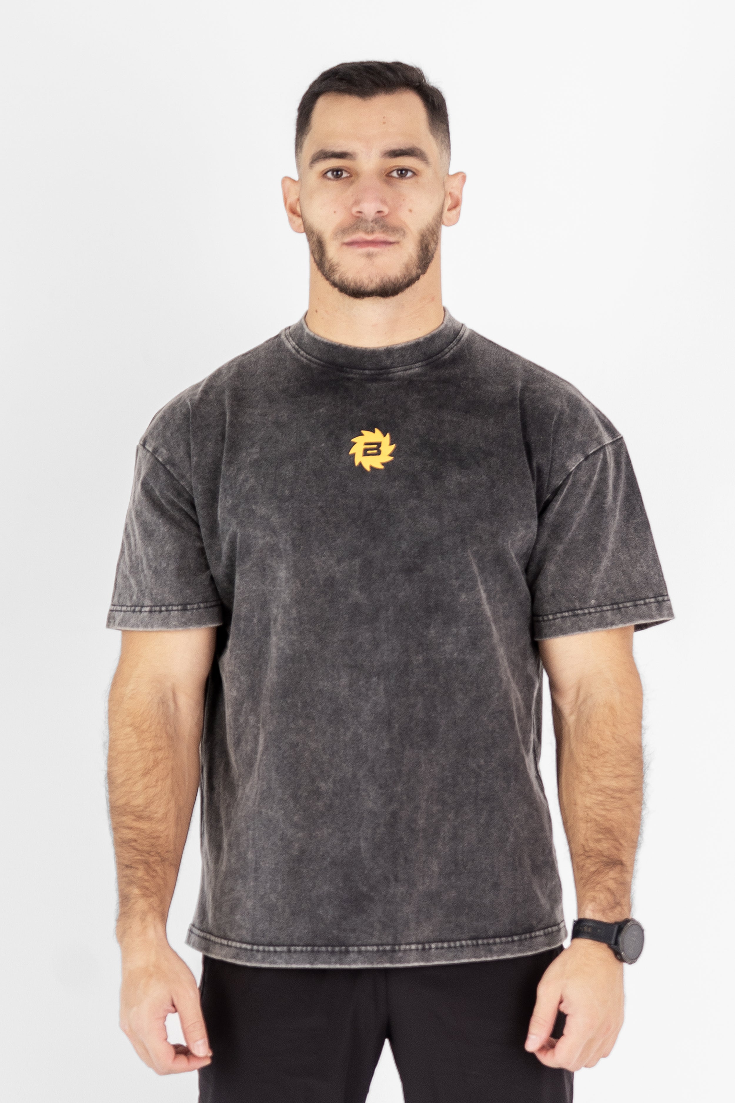 T-shirt Progress - Gris Vintage