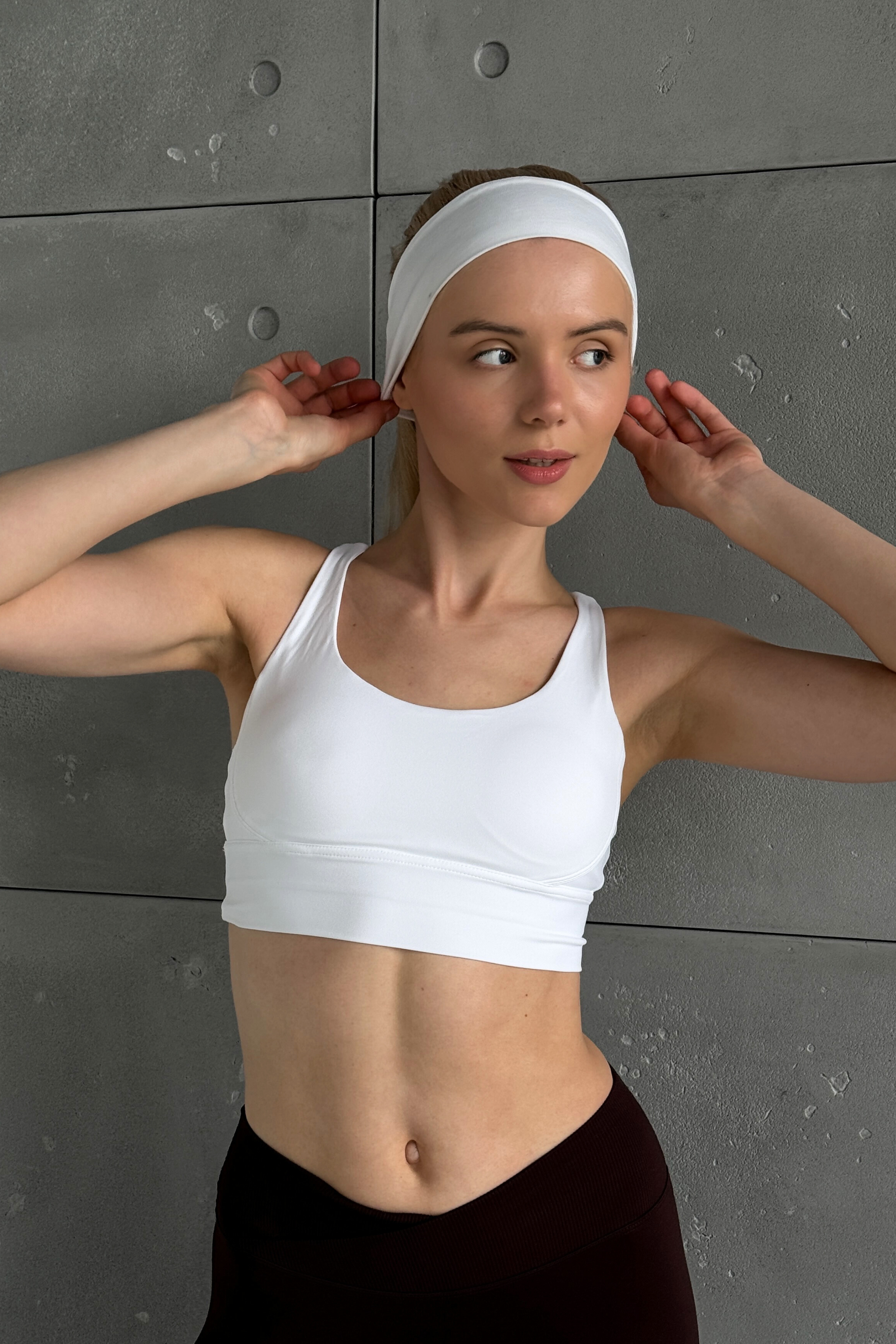 Timeless Brassière Dos Croisé - Blanc