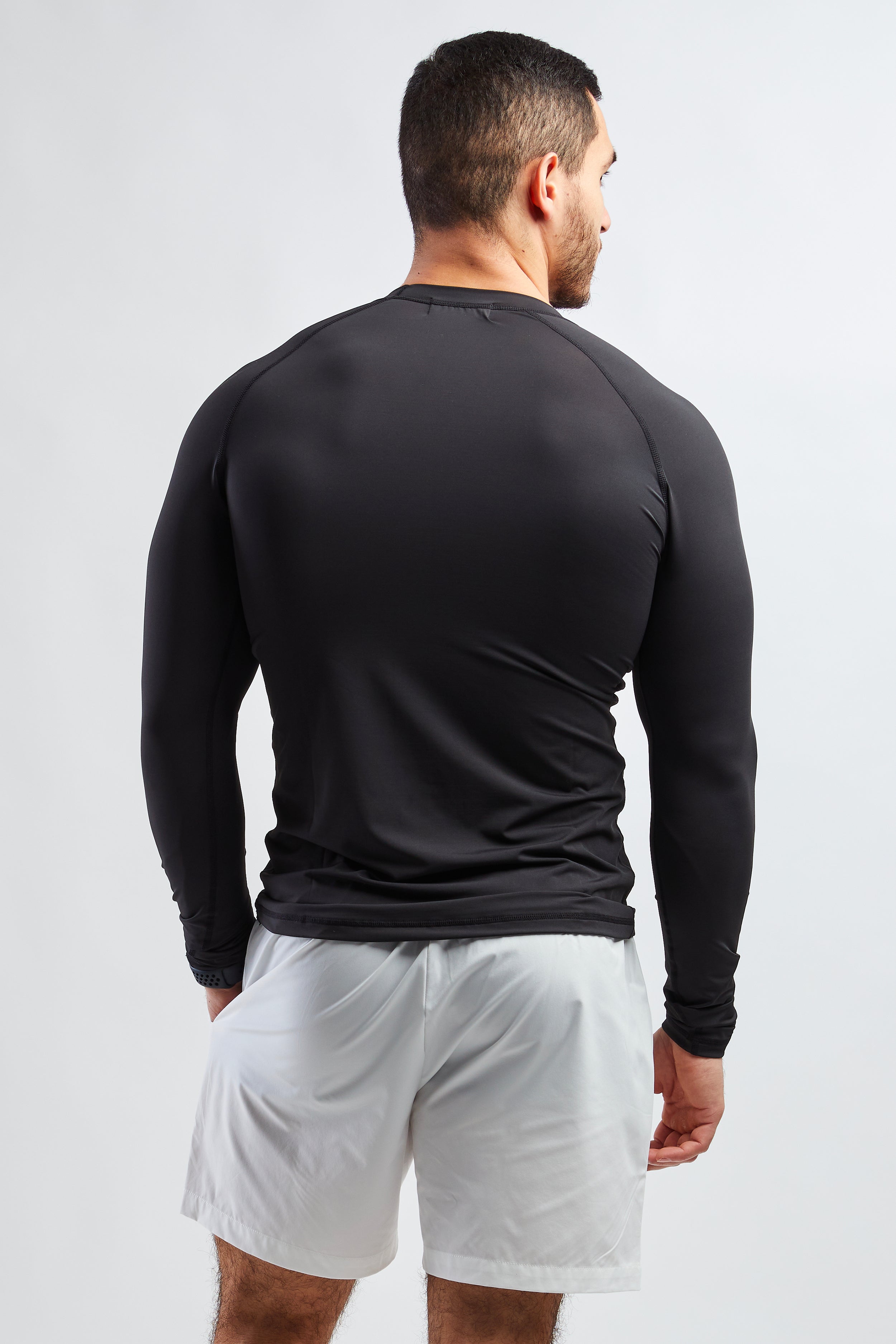 T-shirt Manches Longues Compression - Noir