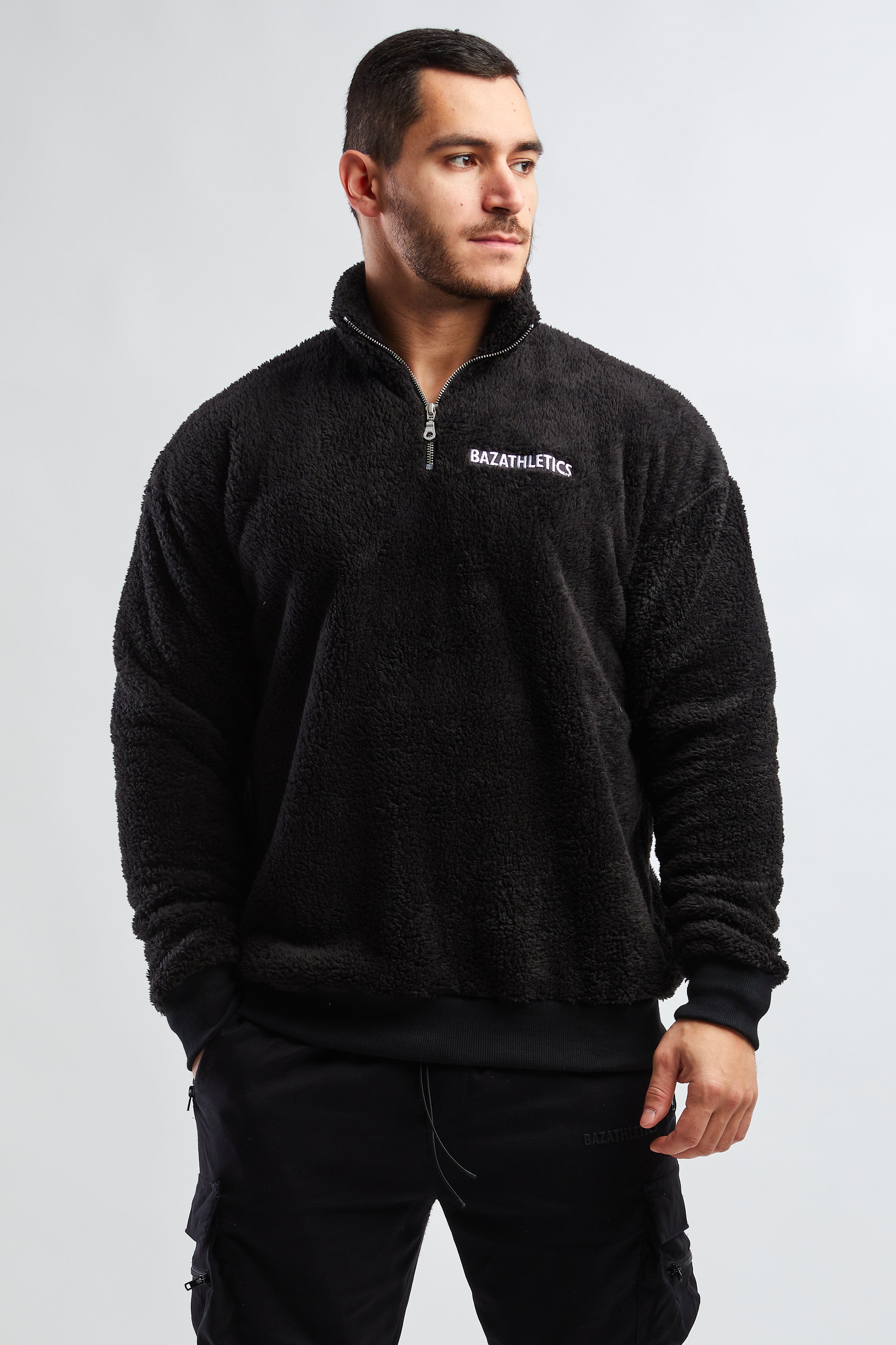 Fleece Sweater - Black