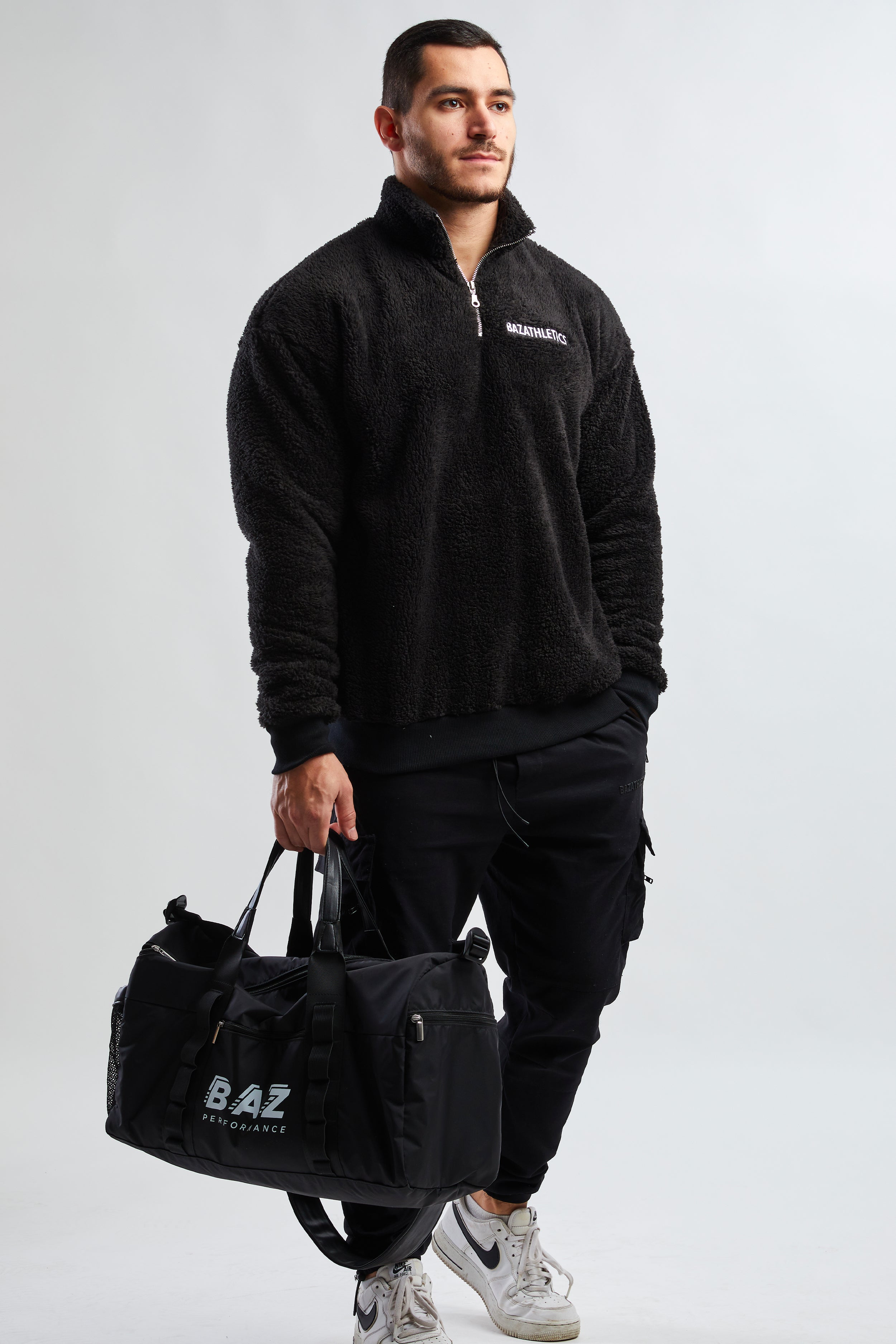Fleece Sweater - Black
