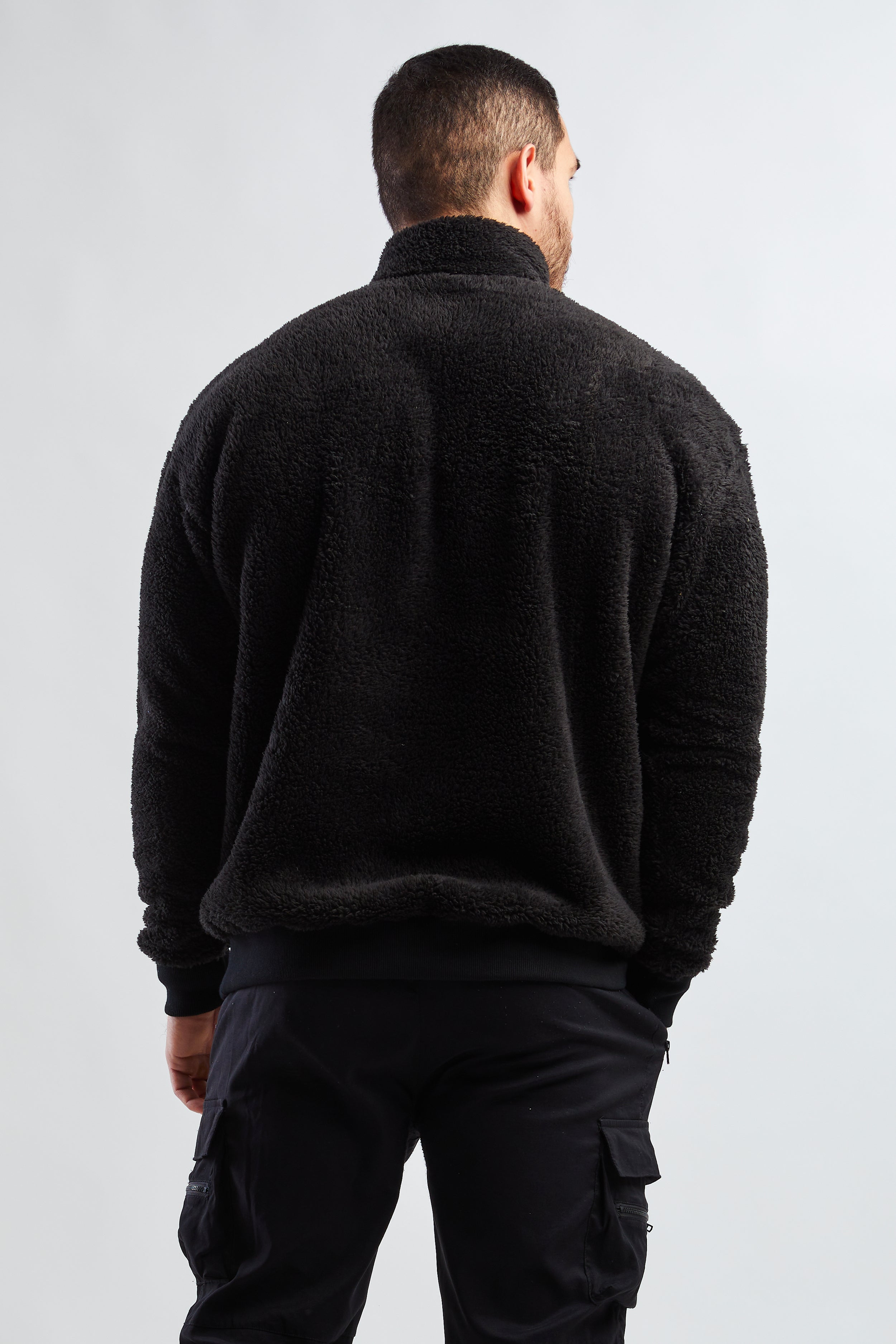 Fleece Sweater - Black