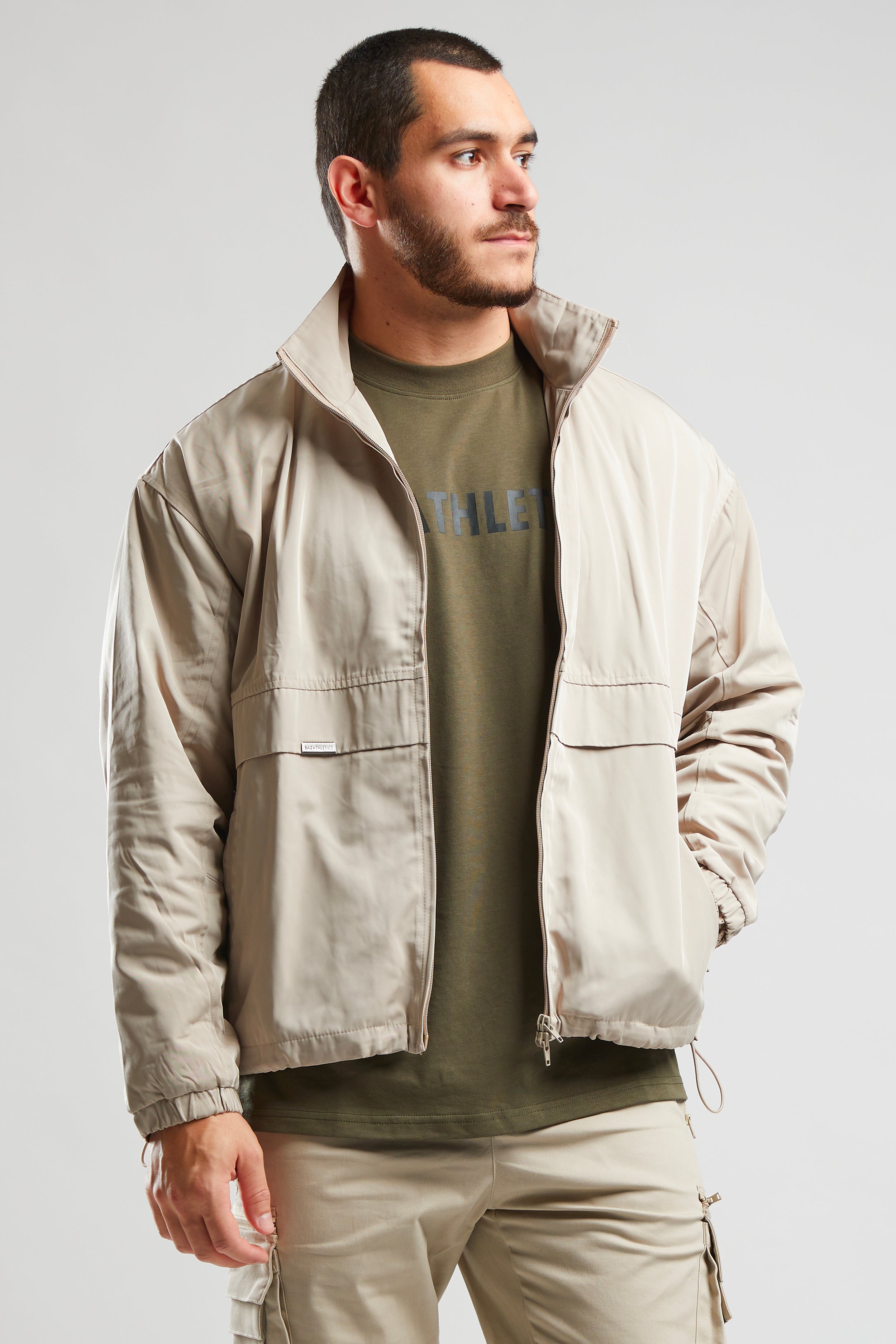 Premium Track Jacket - Beige
