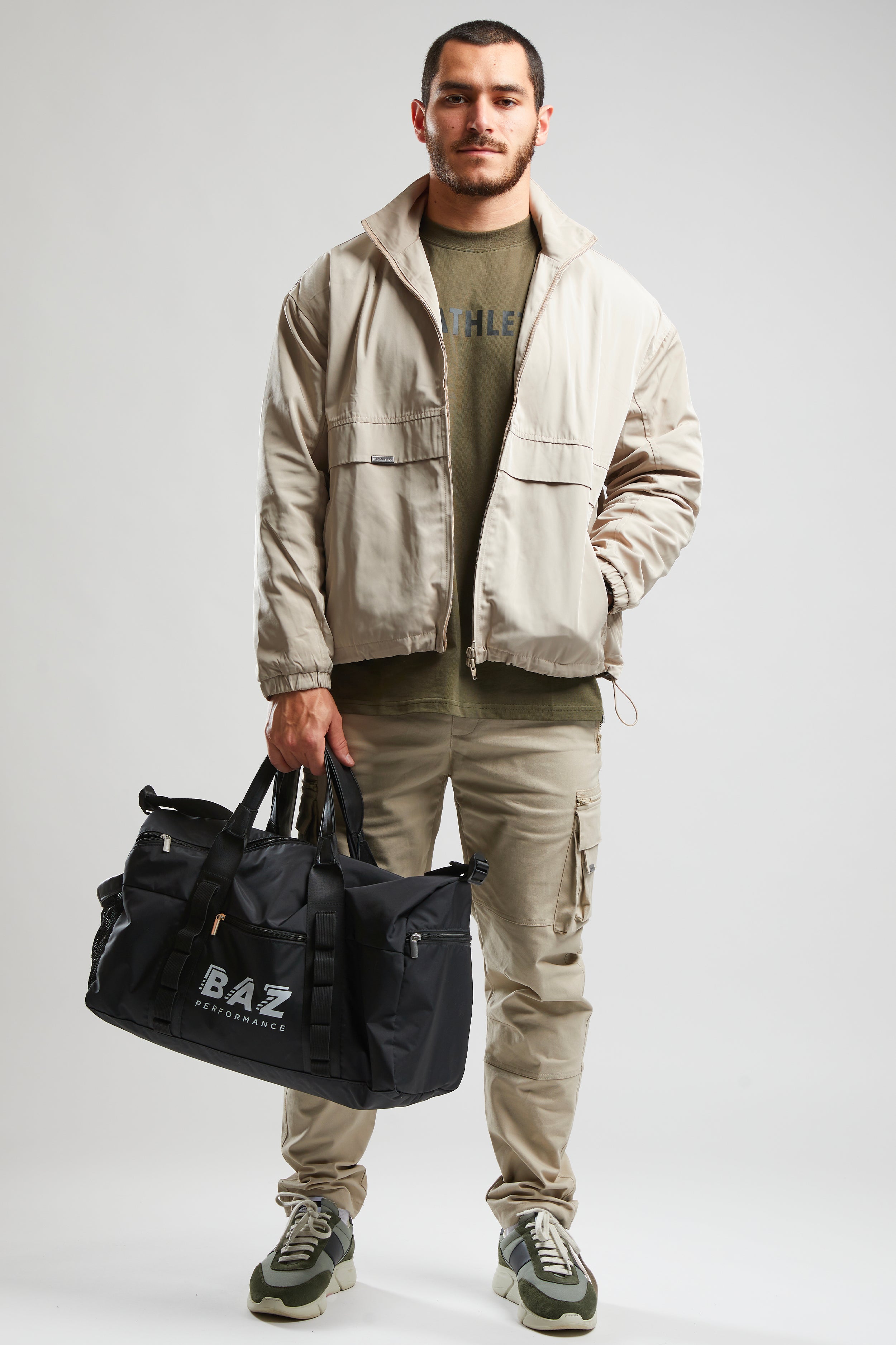 Premium Track Jacket - Beige