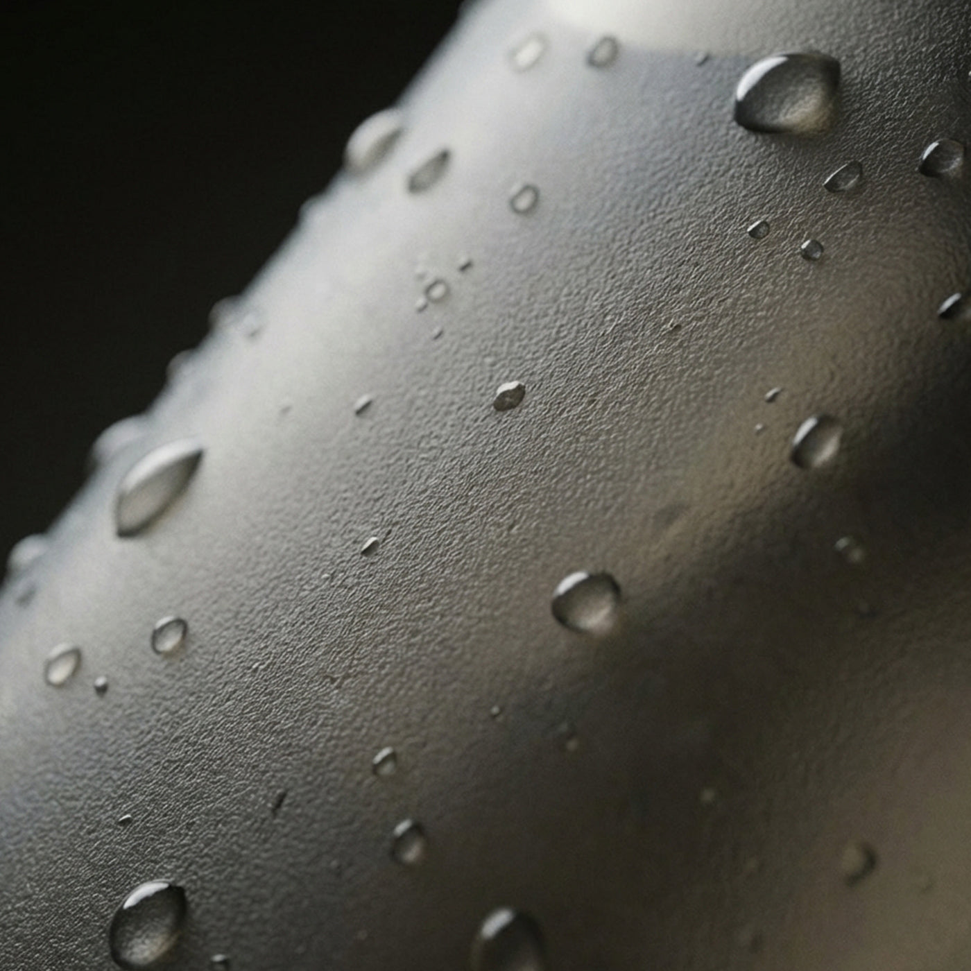 texture silicone flasque running imperméable gouttes eau macro