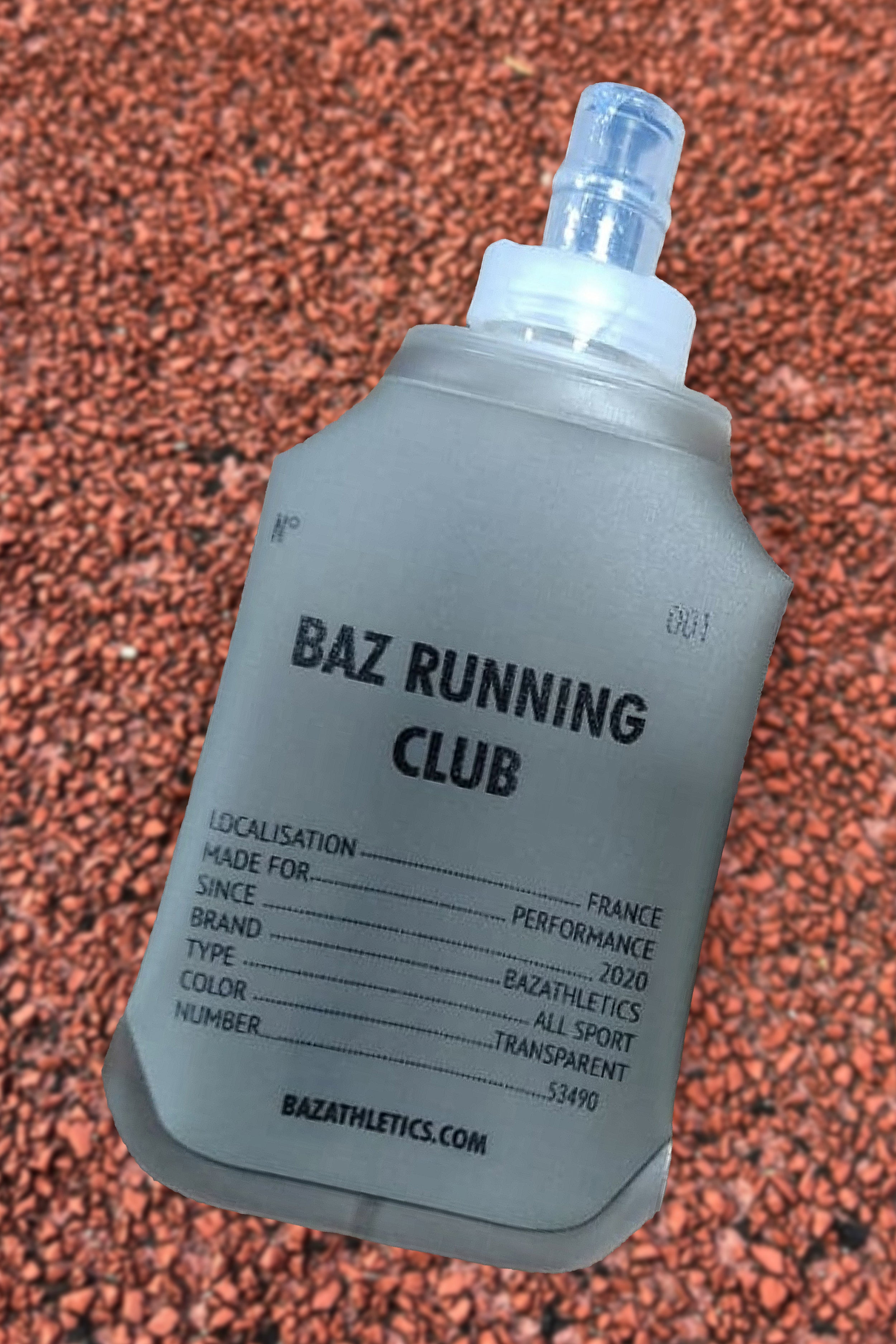 Flasque Souple 250mL Claire - Baz Running Club