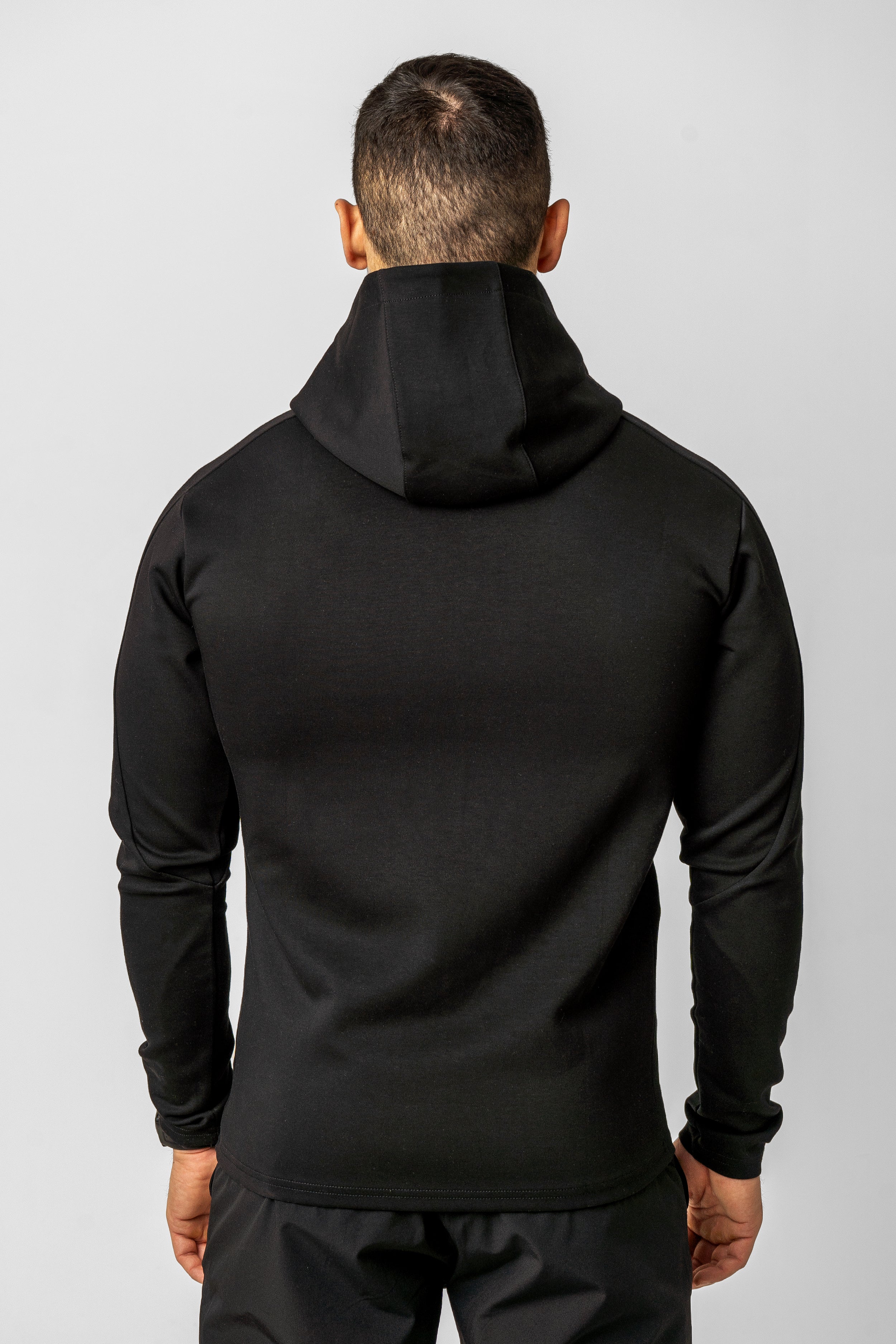 Hoodie Zip Apex - Noir