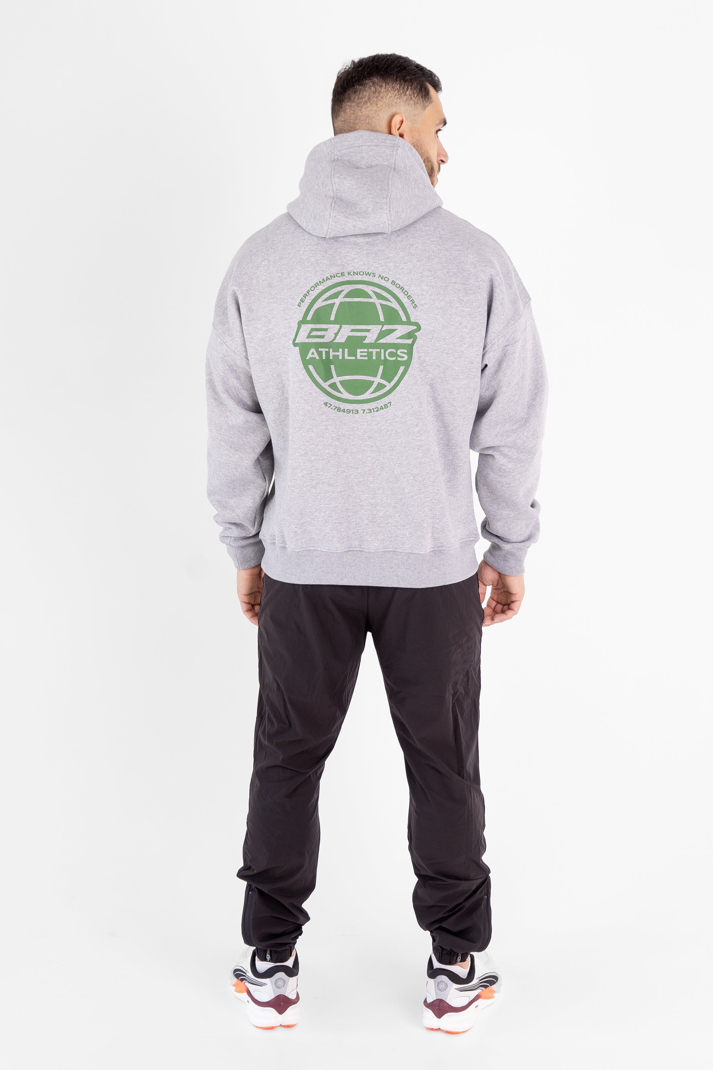 Hoodie Globe - Gris