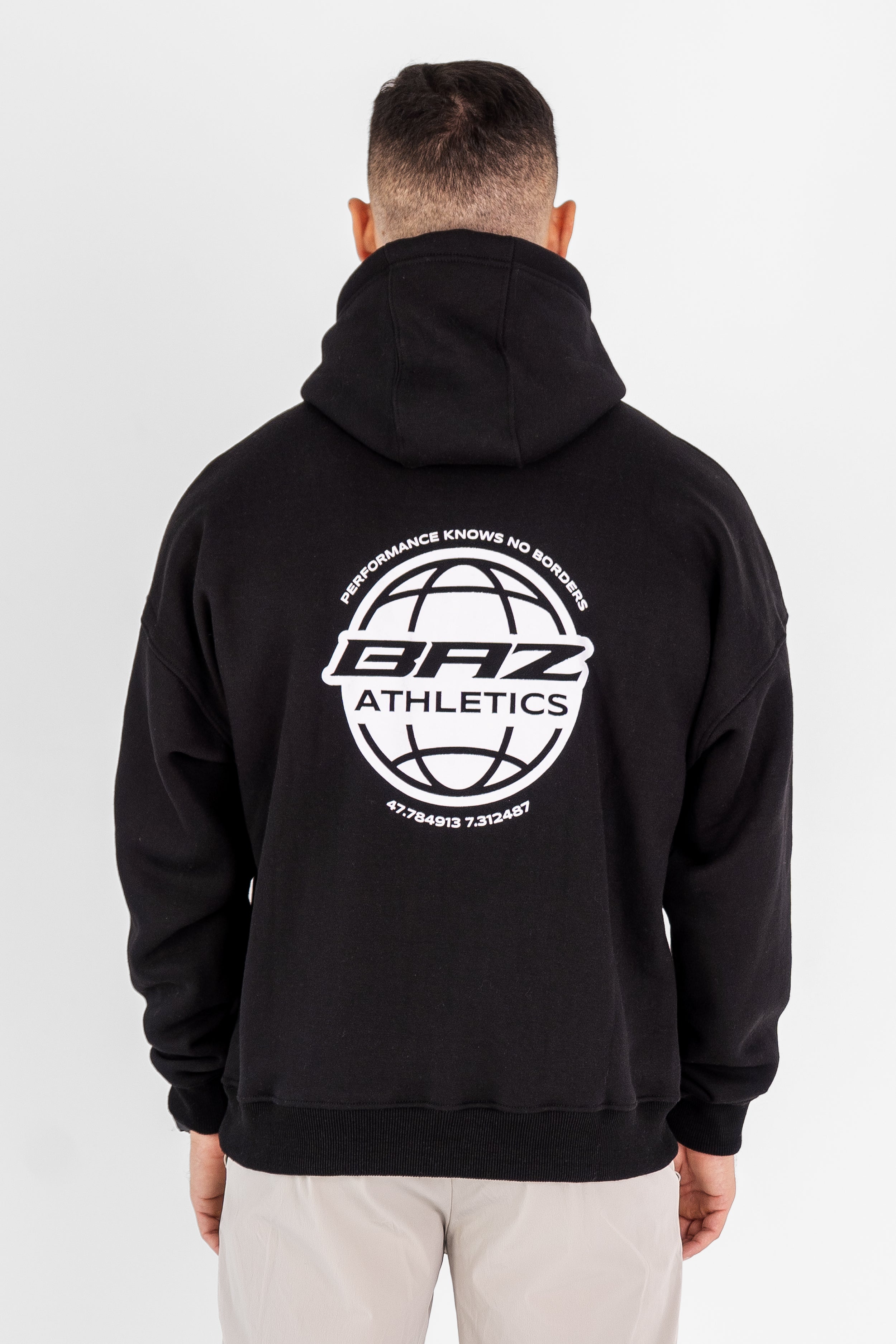 Hoodie Globe - Noir
