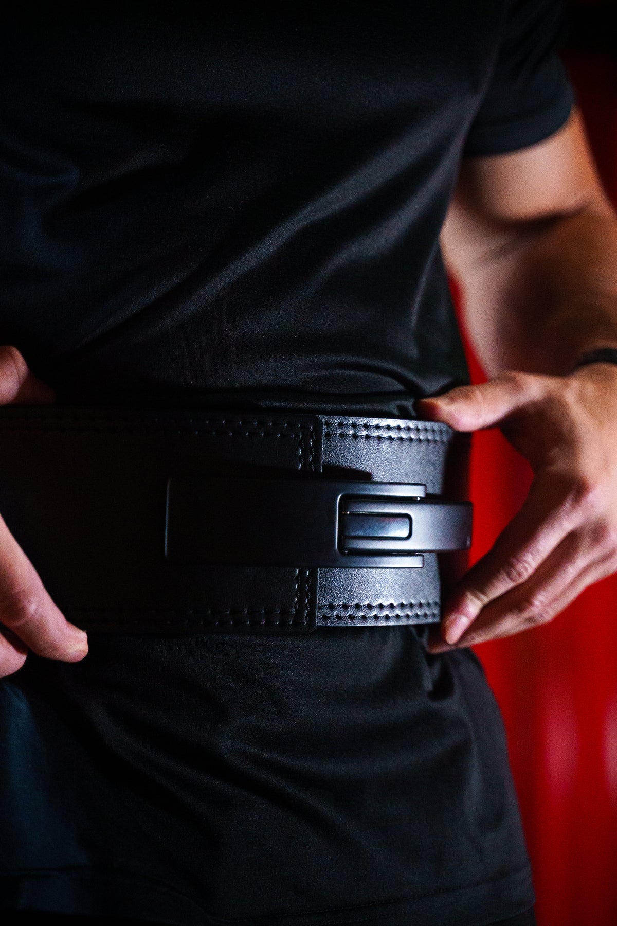 Ceinture de Force Cuir 13mm - Noir