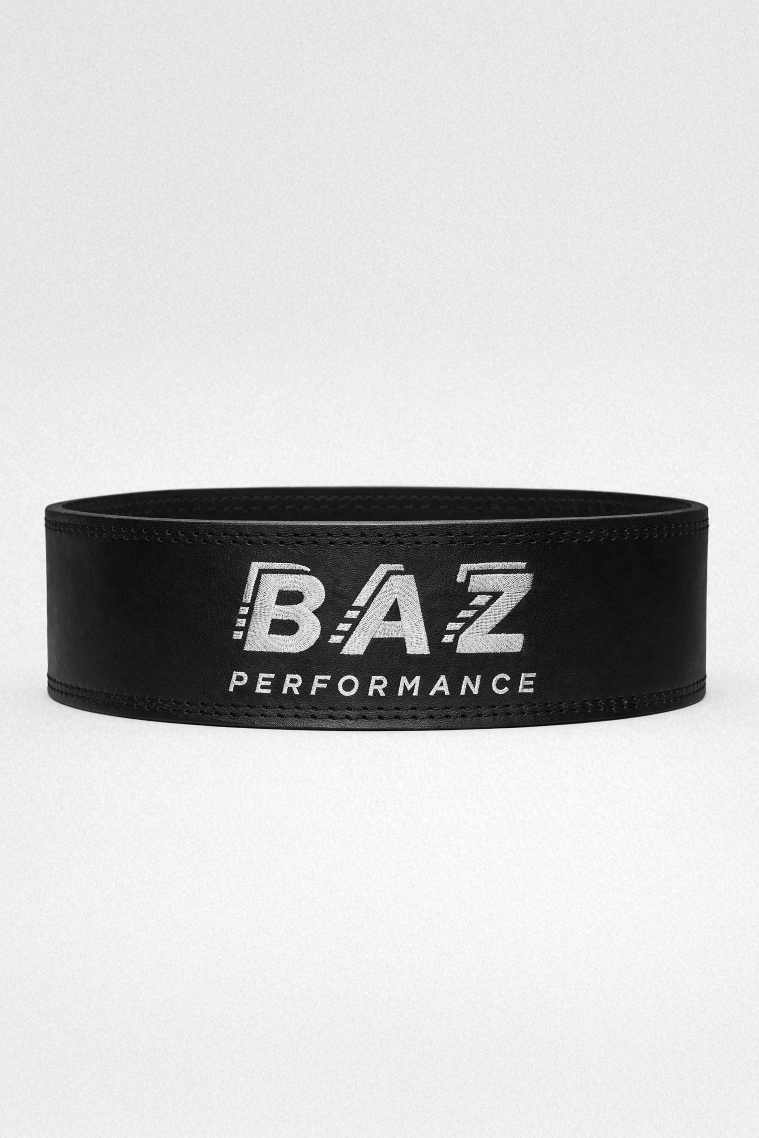 ceinture powerlifting cuir noir 13mm boucle levier musculation