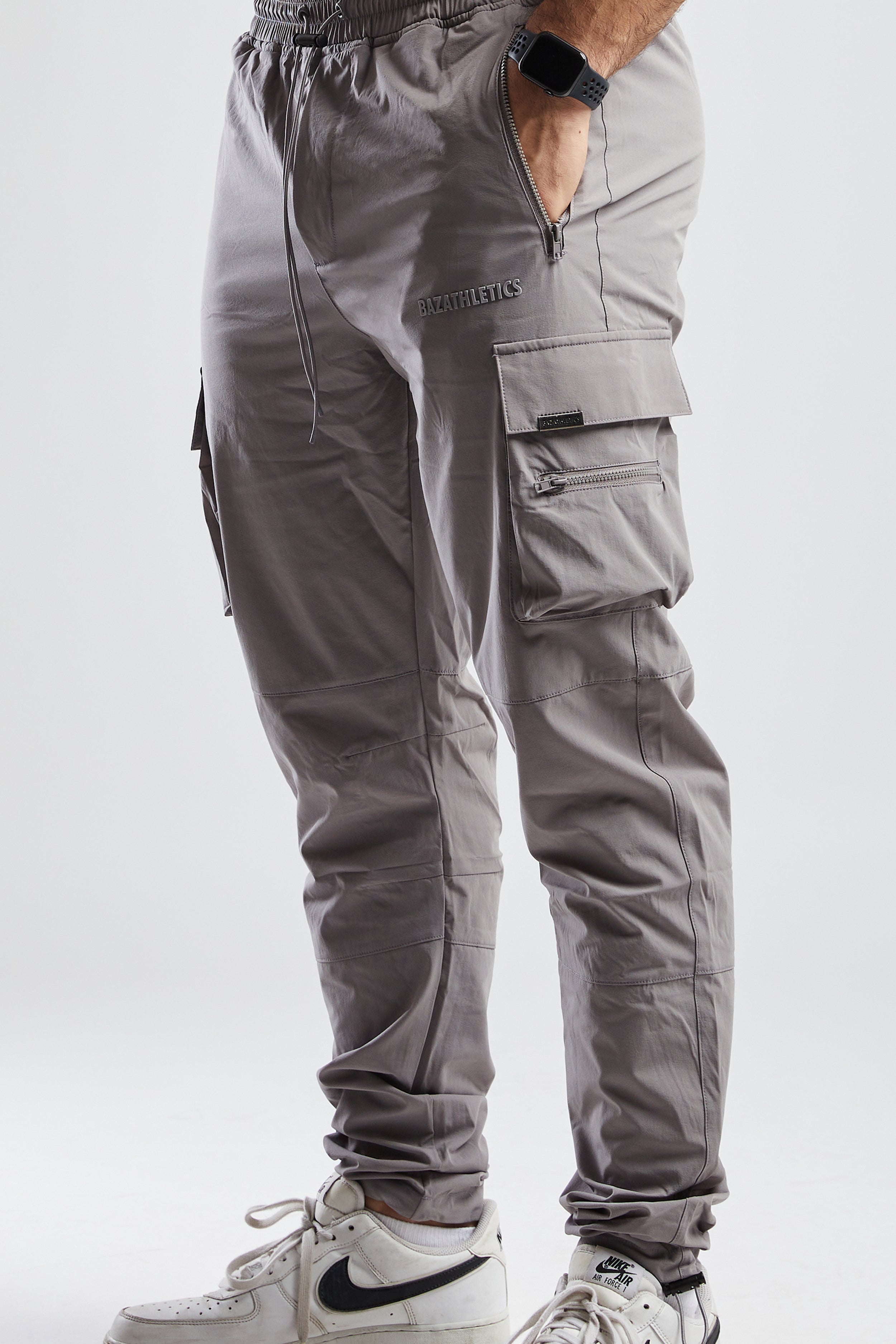 Premium Cargo Pant - Light Grey