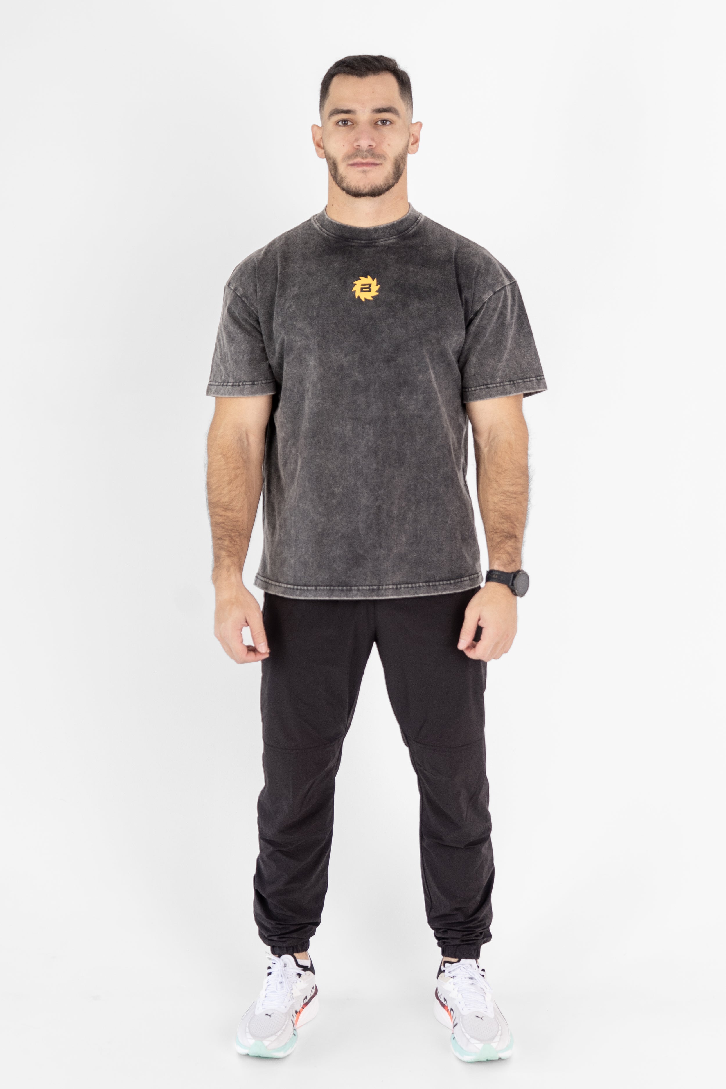 T-shirt Progress - Gris Vintage