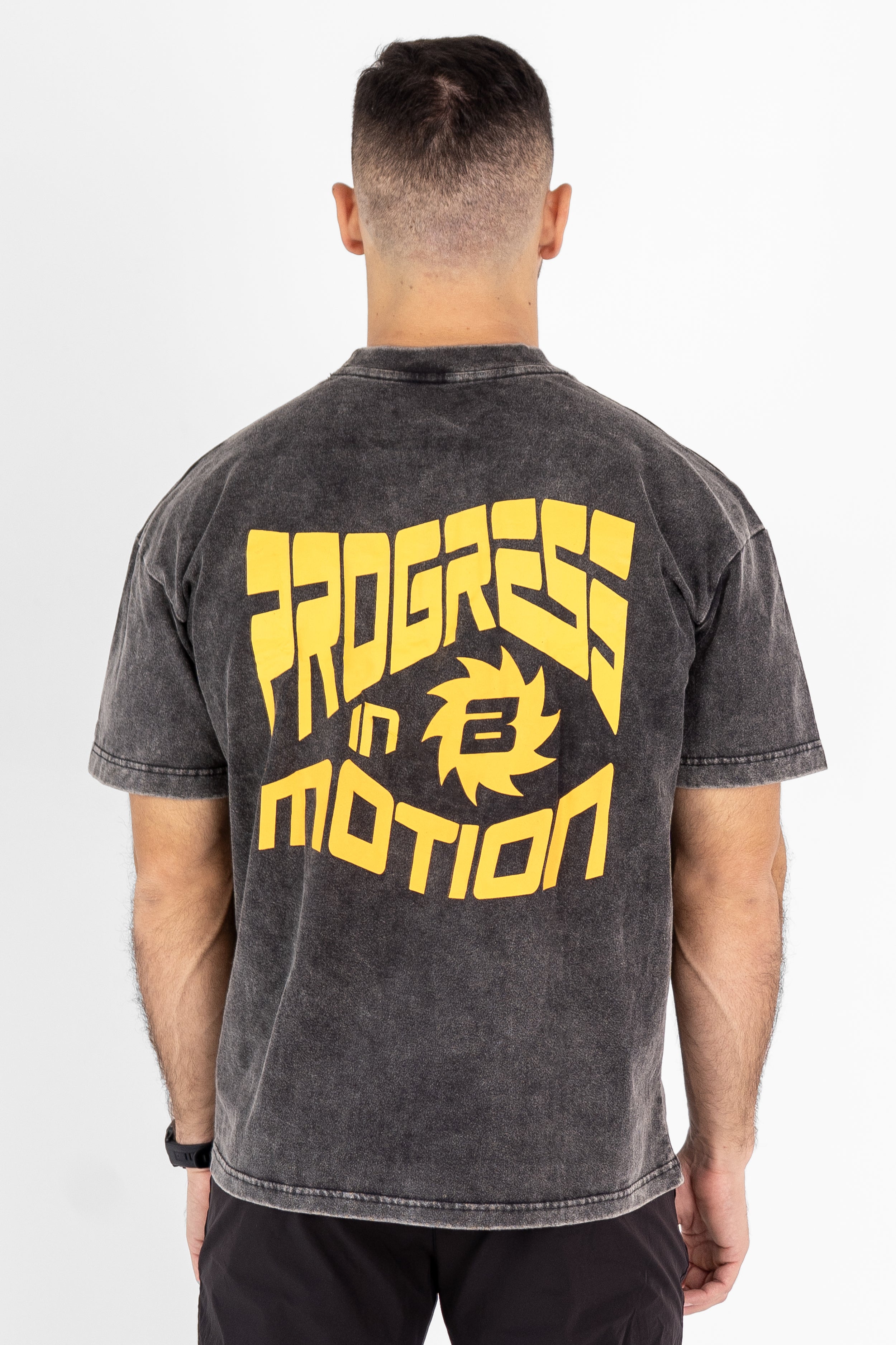 T-shirt Progress - Gris Vintage