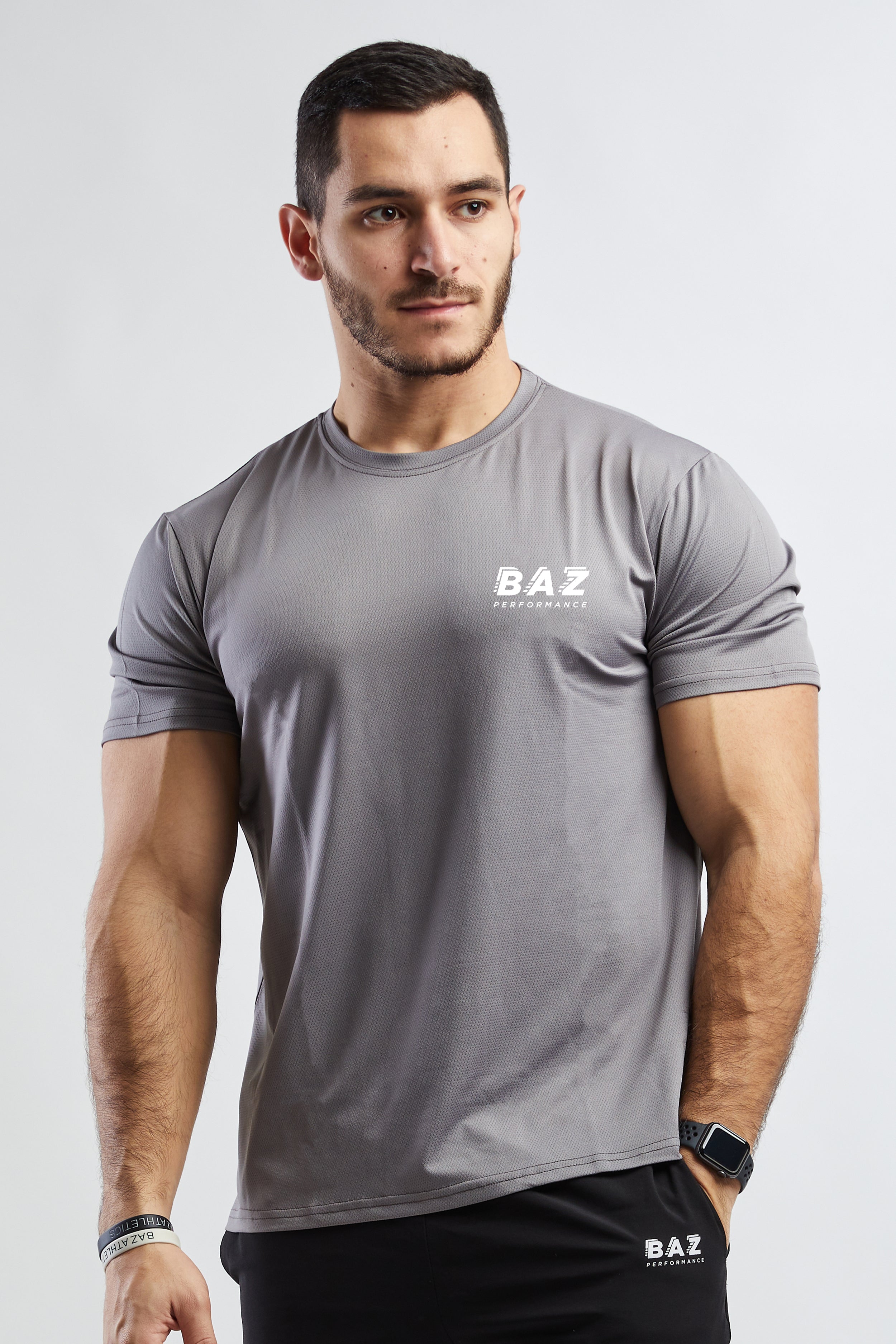 T-shirt Mesh Perf - Gris