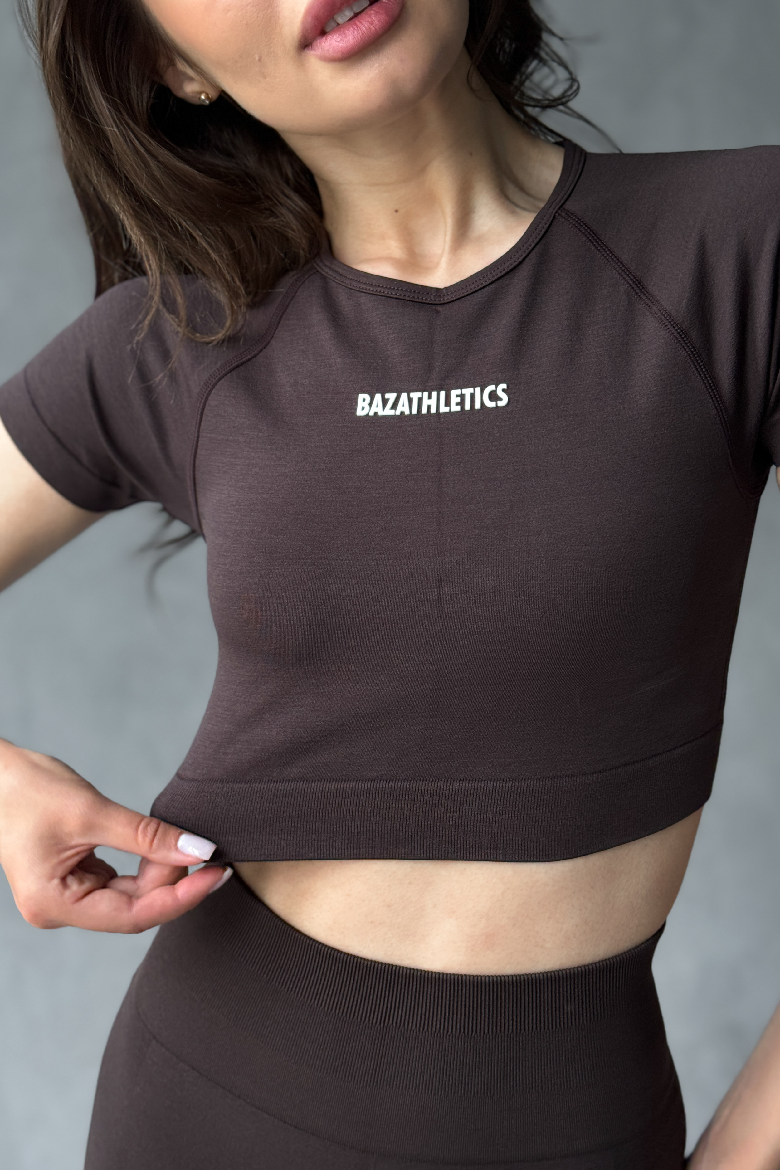 Timeless Crop Top - Chocolate