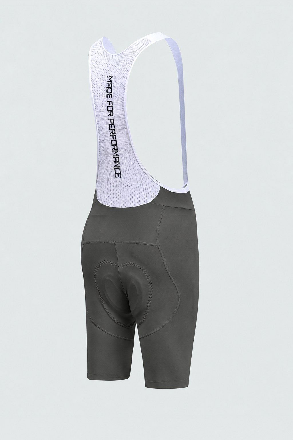 Cuissard vélo anthracite vu de dos