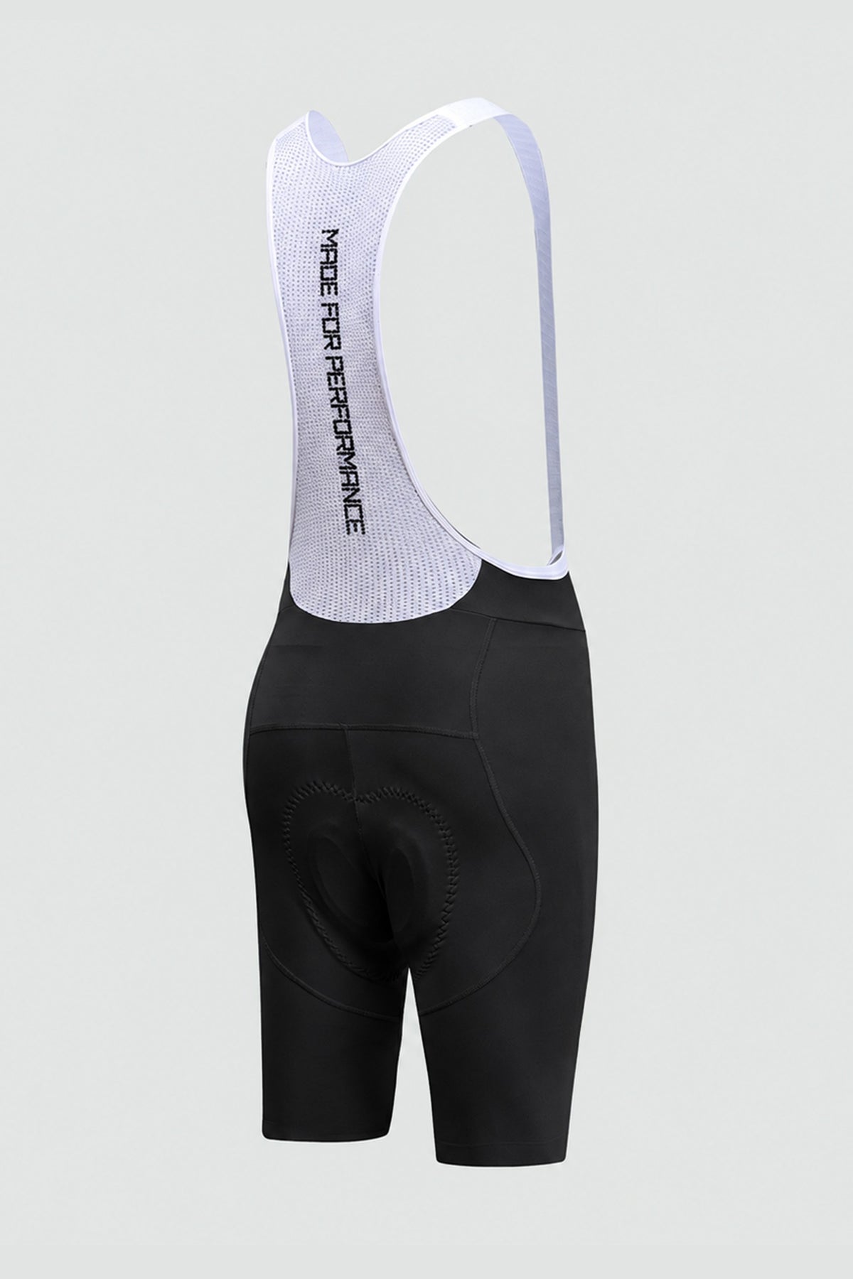 Cuissard vélo noir vu de dos sur cintre