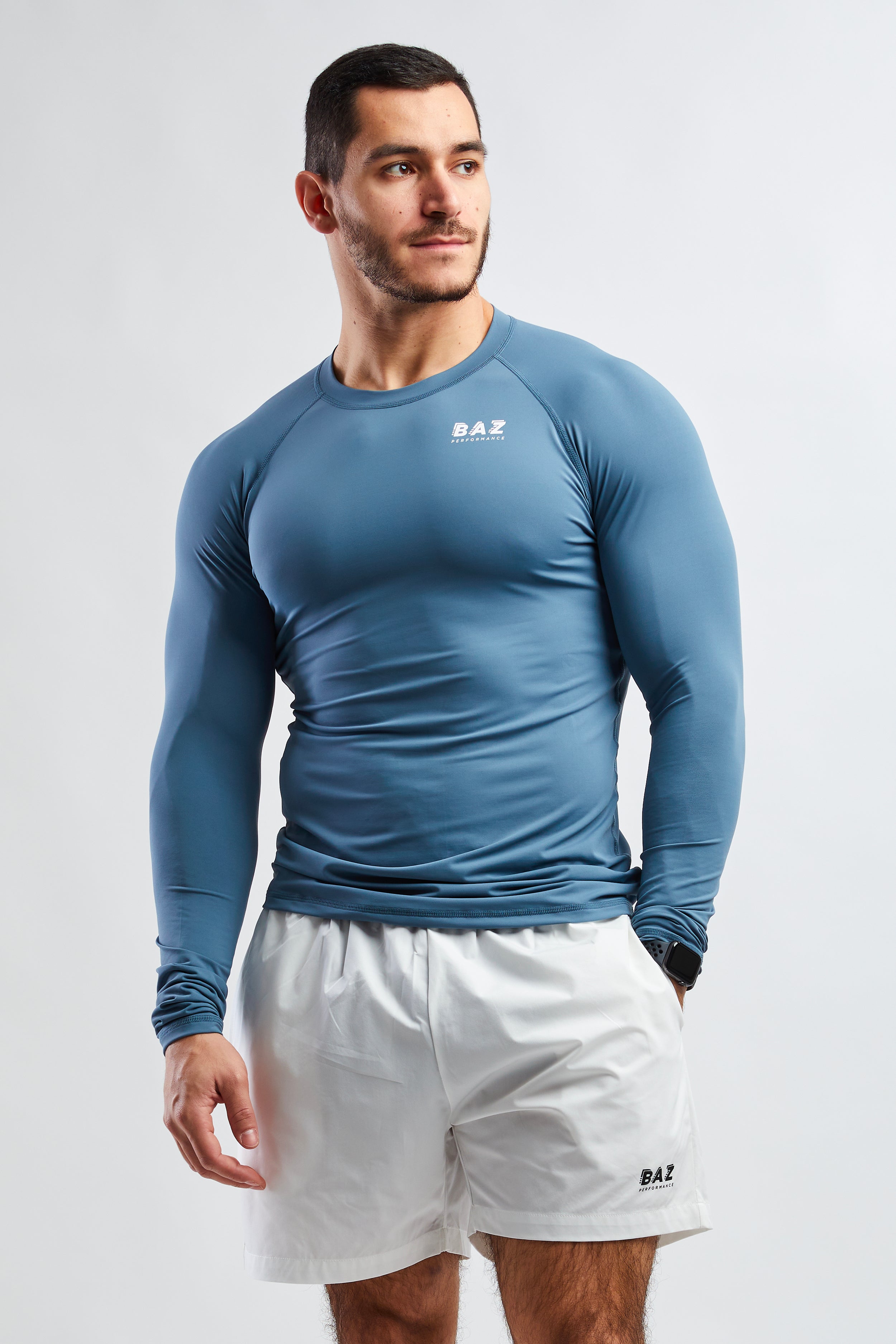 Performance Long Sleeve T-Shirt - Blue